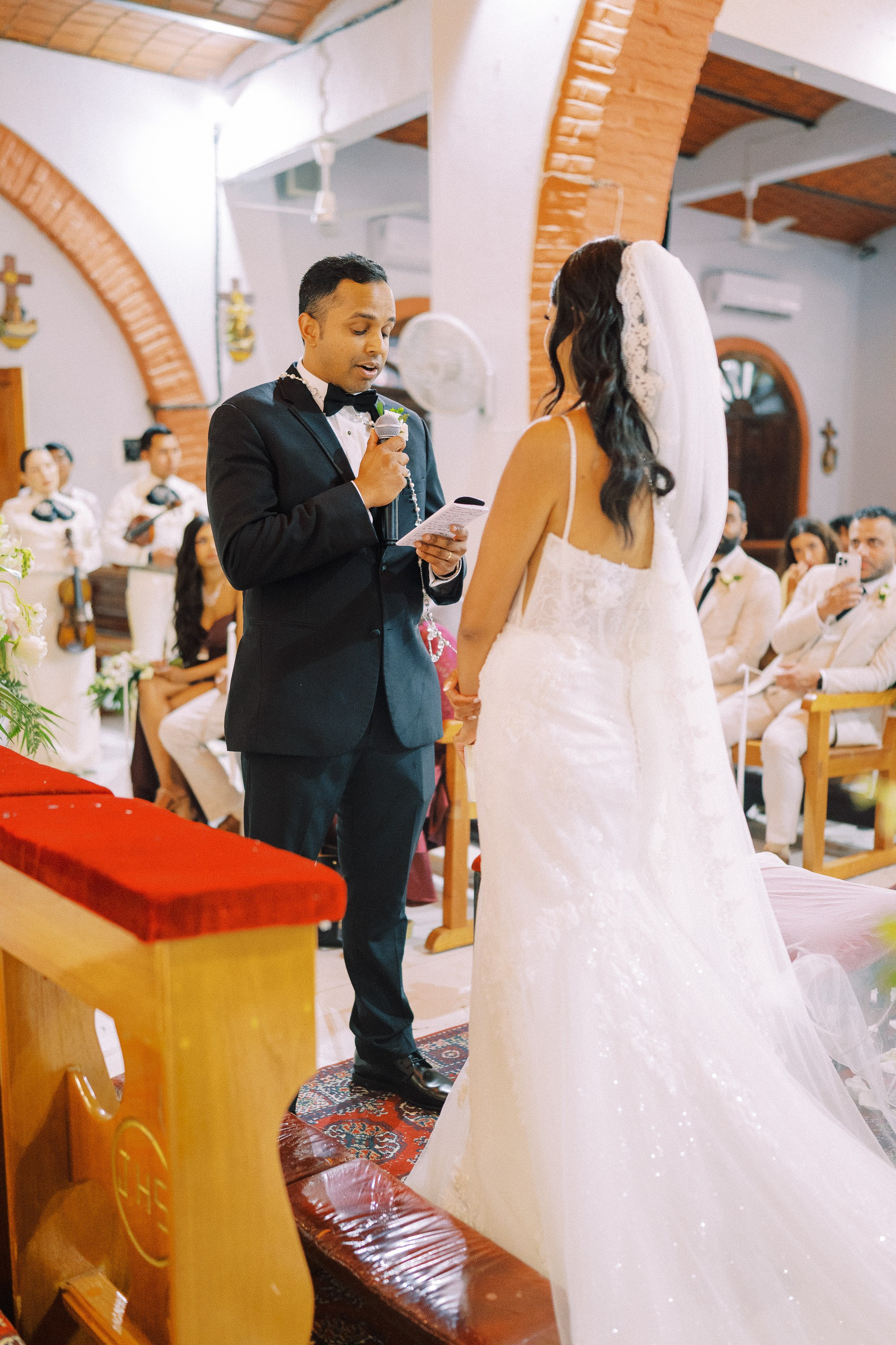 Jannet & Shan wedding in Sayulita church. Sayulita Wedding Photographer, Puerto Vallarta, Cabo