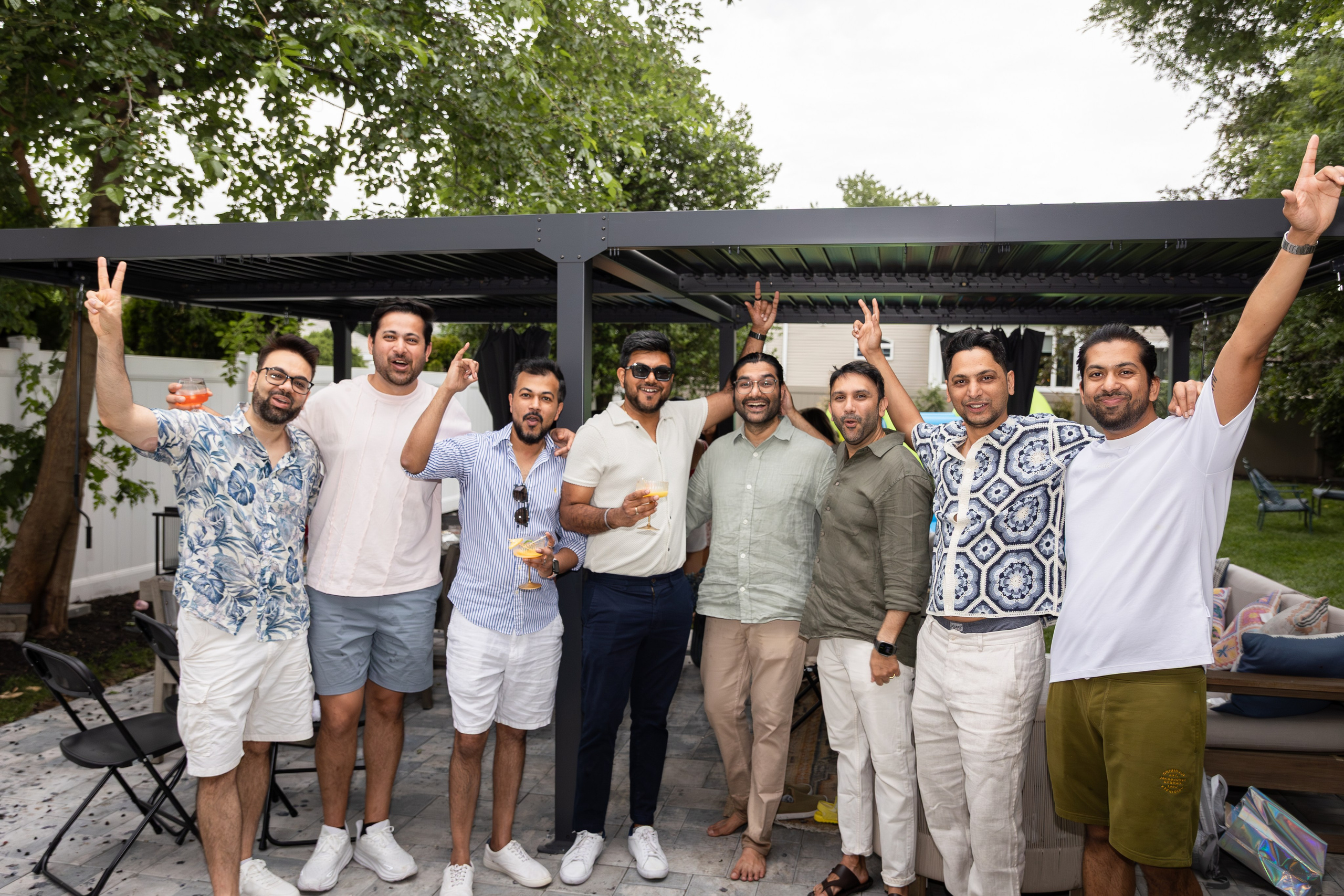 Family children's party in the backyard. Family, lifestyle, and commercial photography in New York and New Jersey