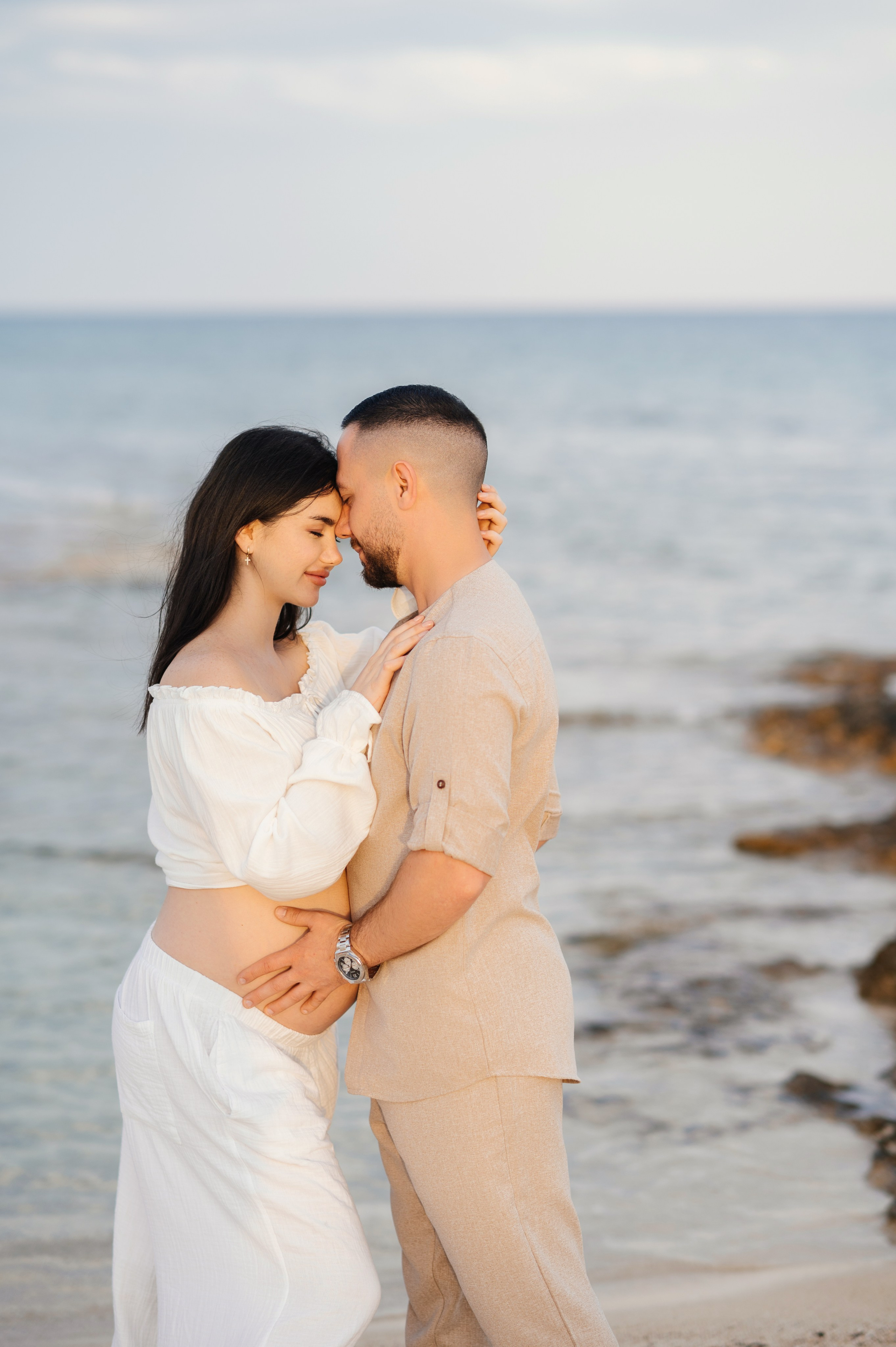 На пляже. Фотограф на Кипре