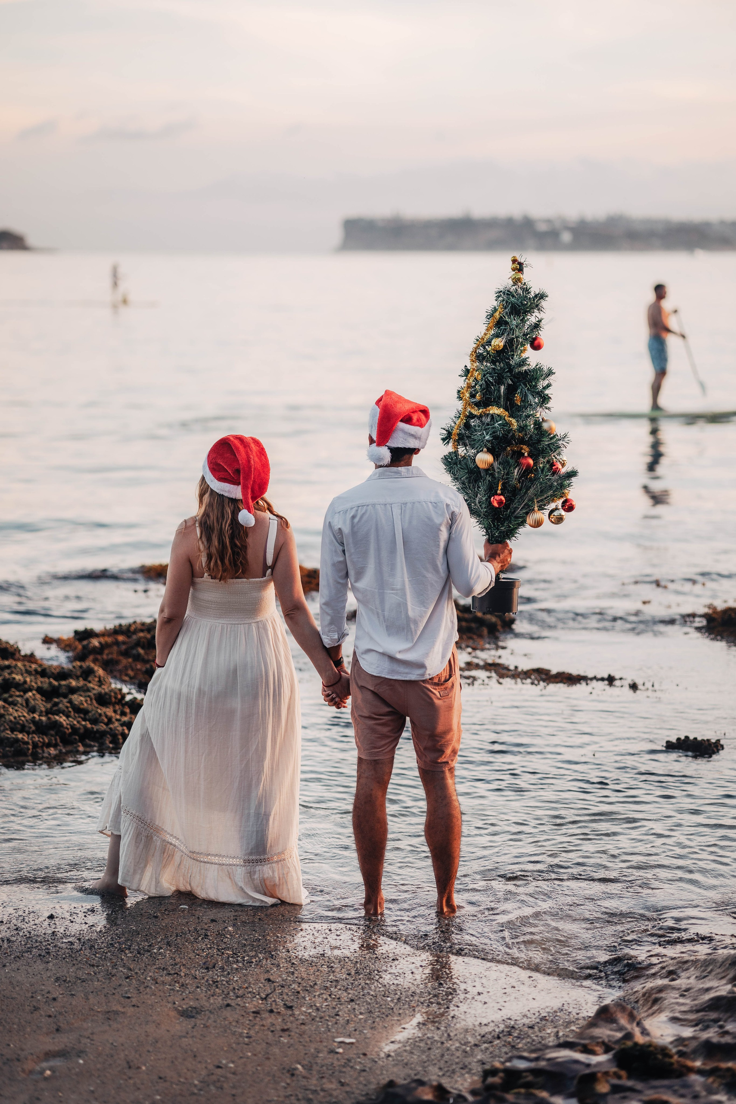 Heather + Tulio + Pregnant + Christmas. True Story Photography