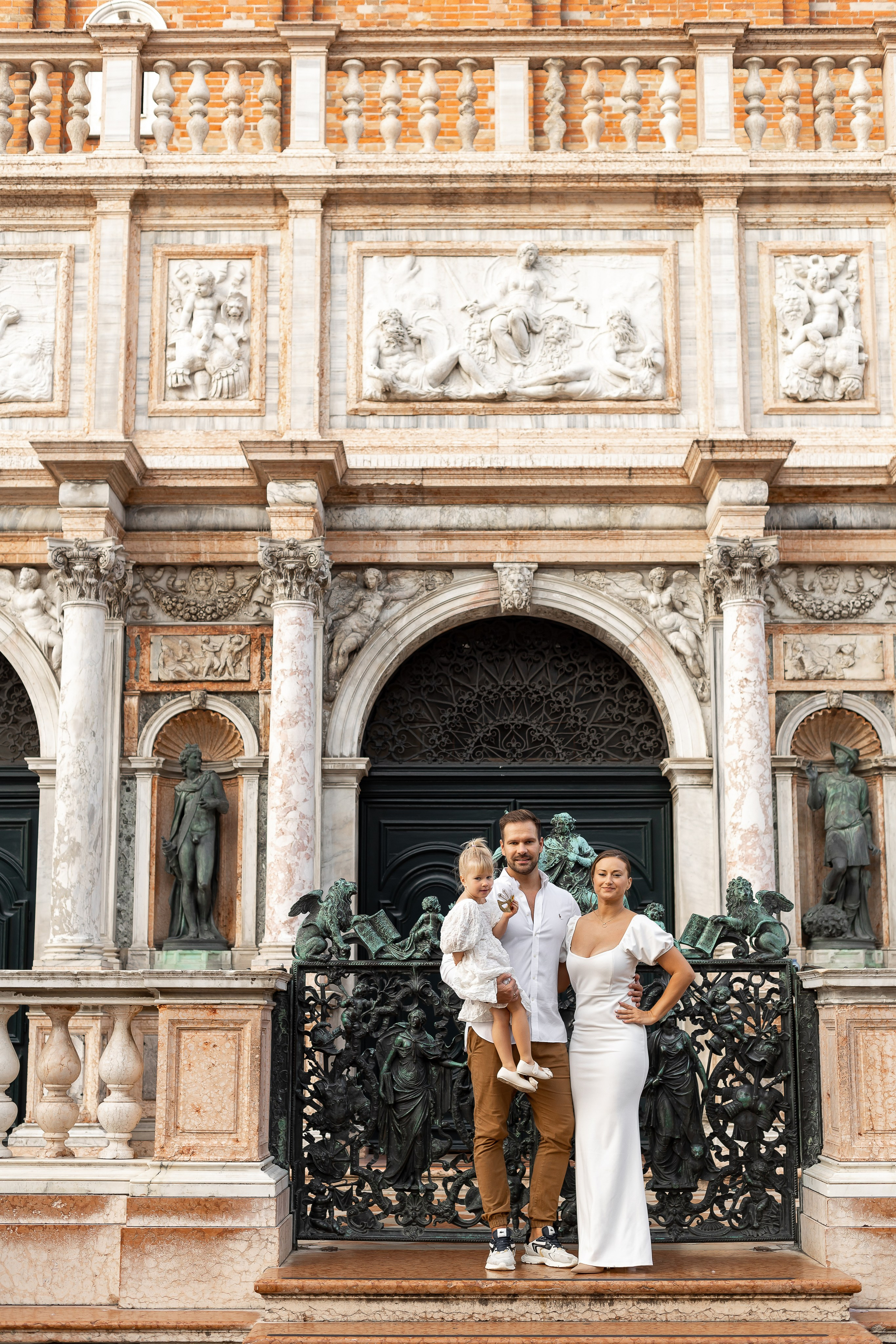 Emi and family at sunset