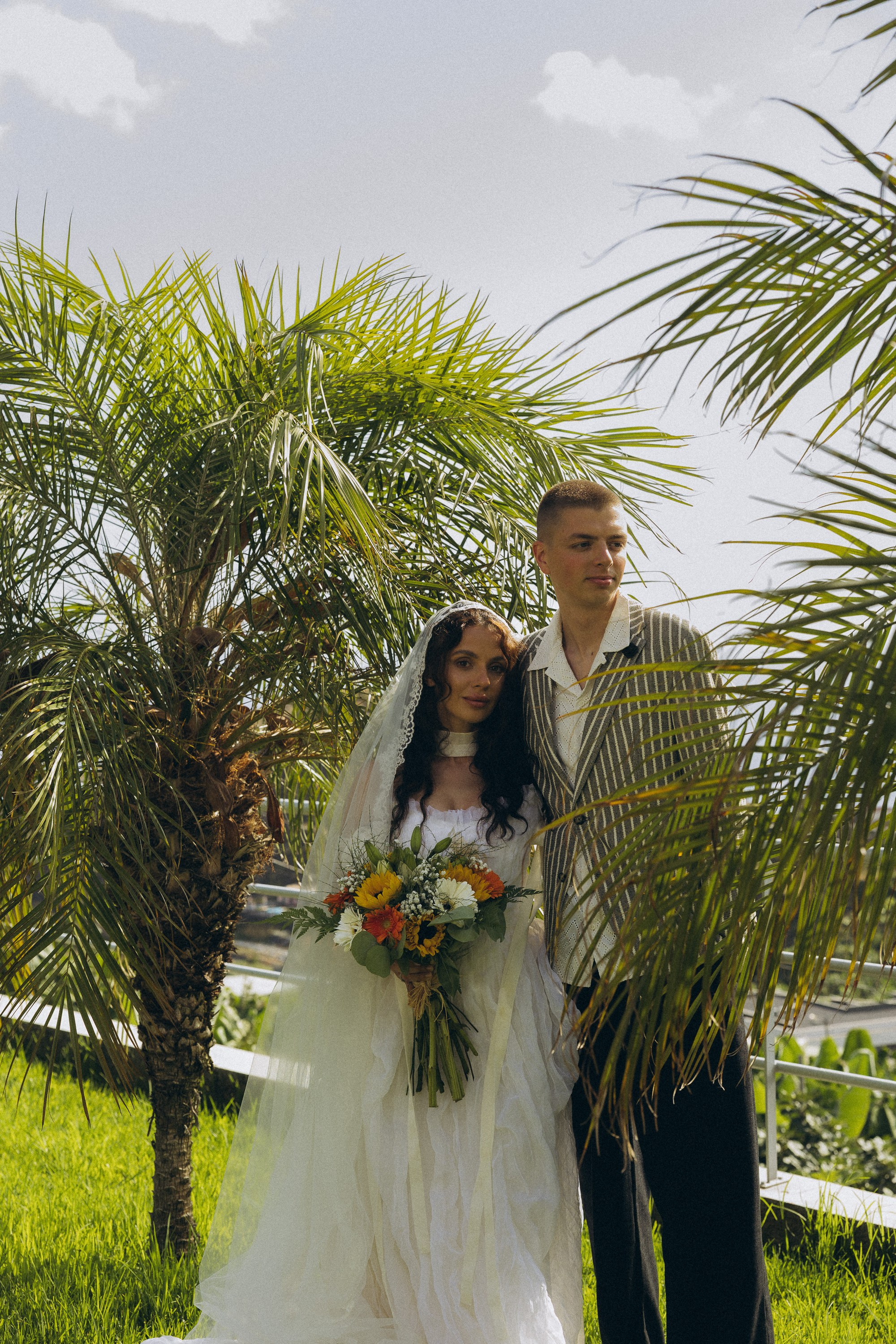 Elopement First Look & Vows in Madeira | Miradouro da Noiva & Seixal Beach