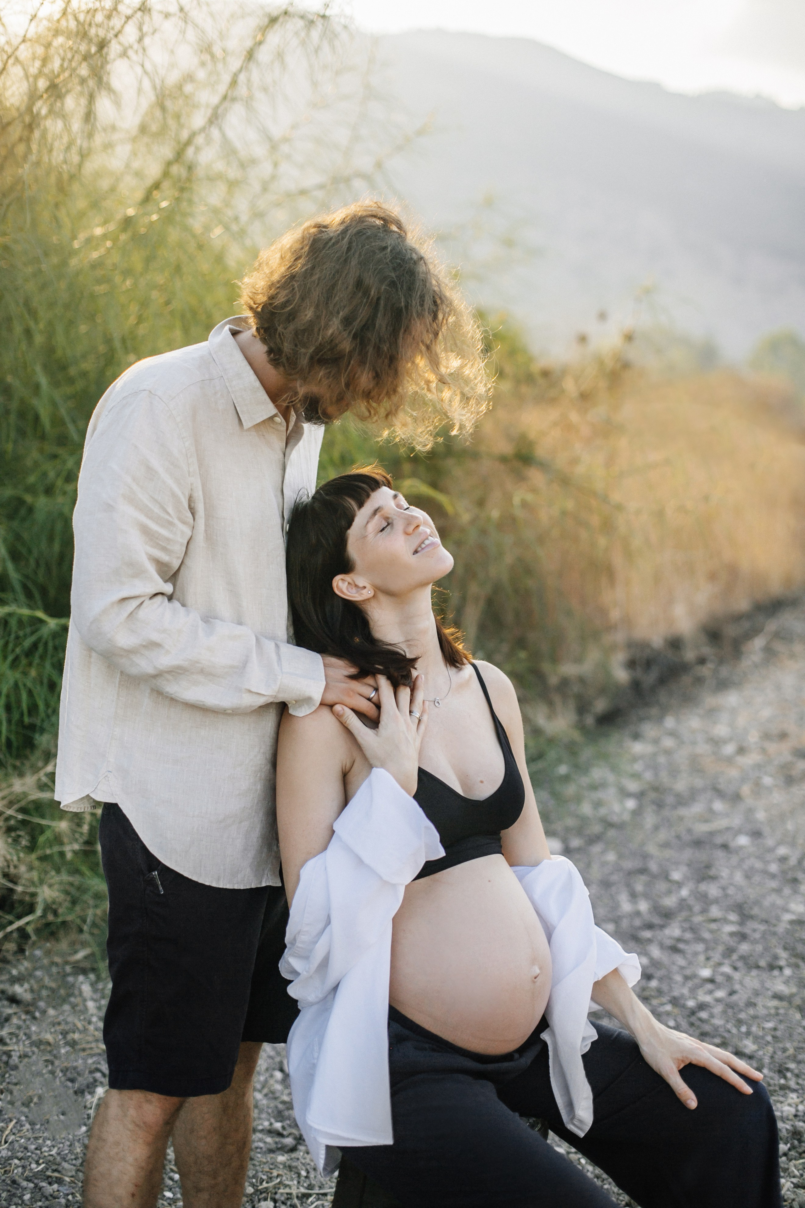 Kiryat Tivon field. Family photographer in Israel