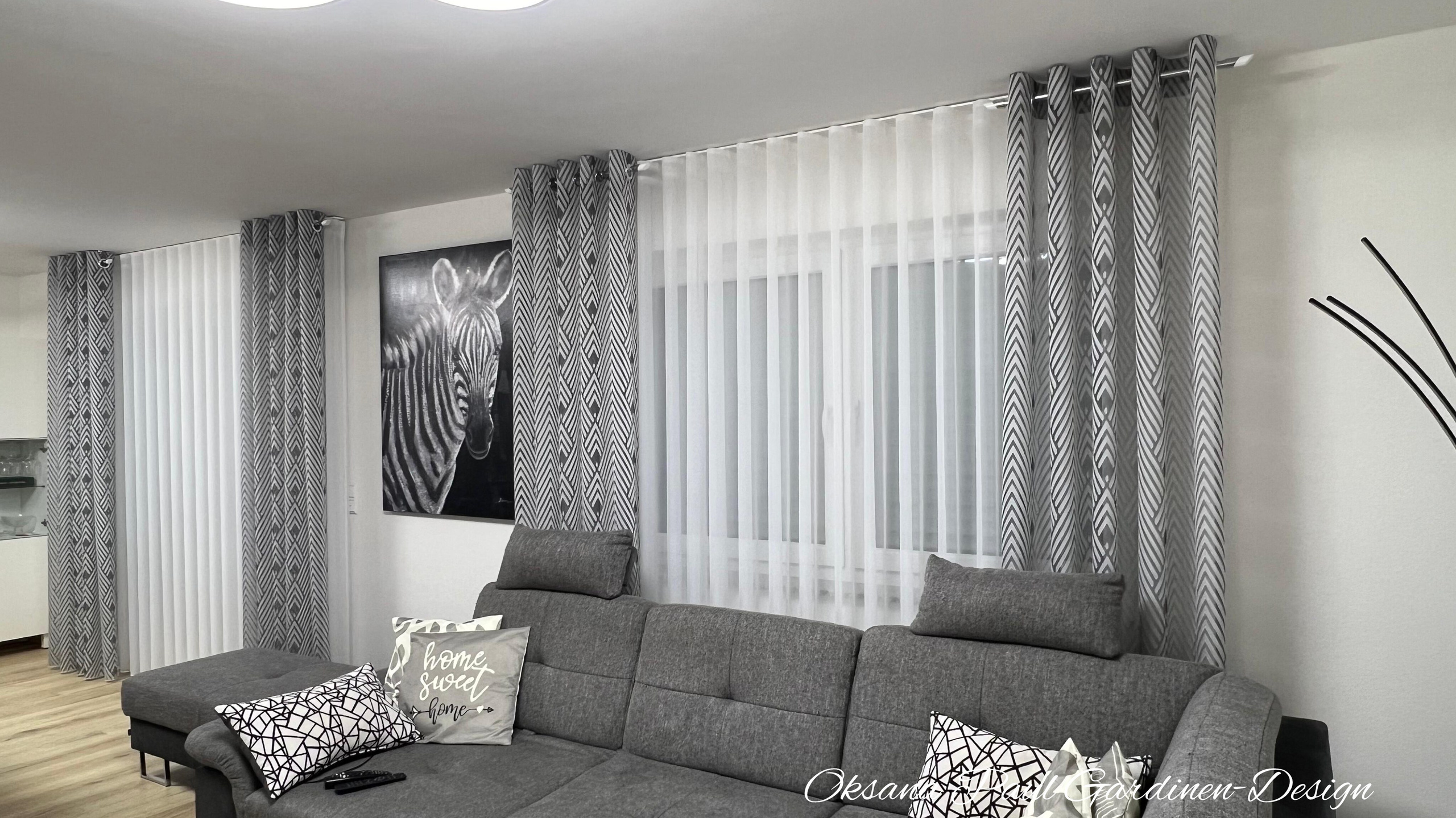 Гостиная / Wohnzimmer ➜. Oksana Paul-Gardinen-Design Oksana Paul ✧ Art of Gardinen & Textile Design ✧ Polymer Clay Art & Handmade Creatures