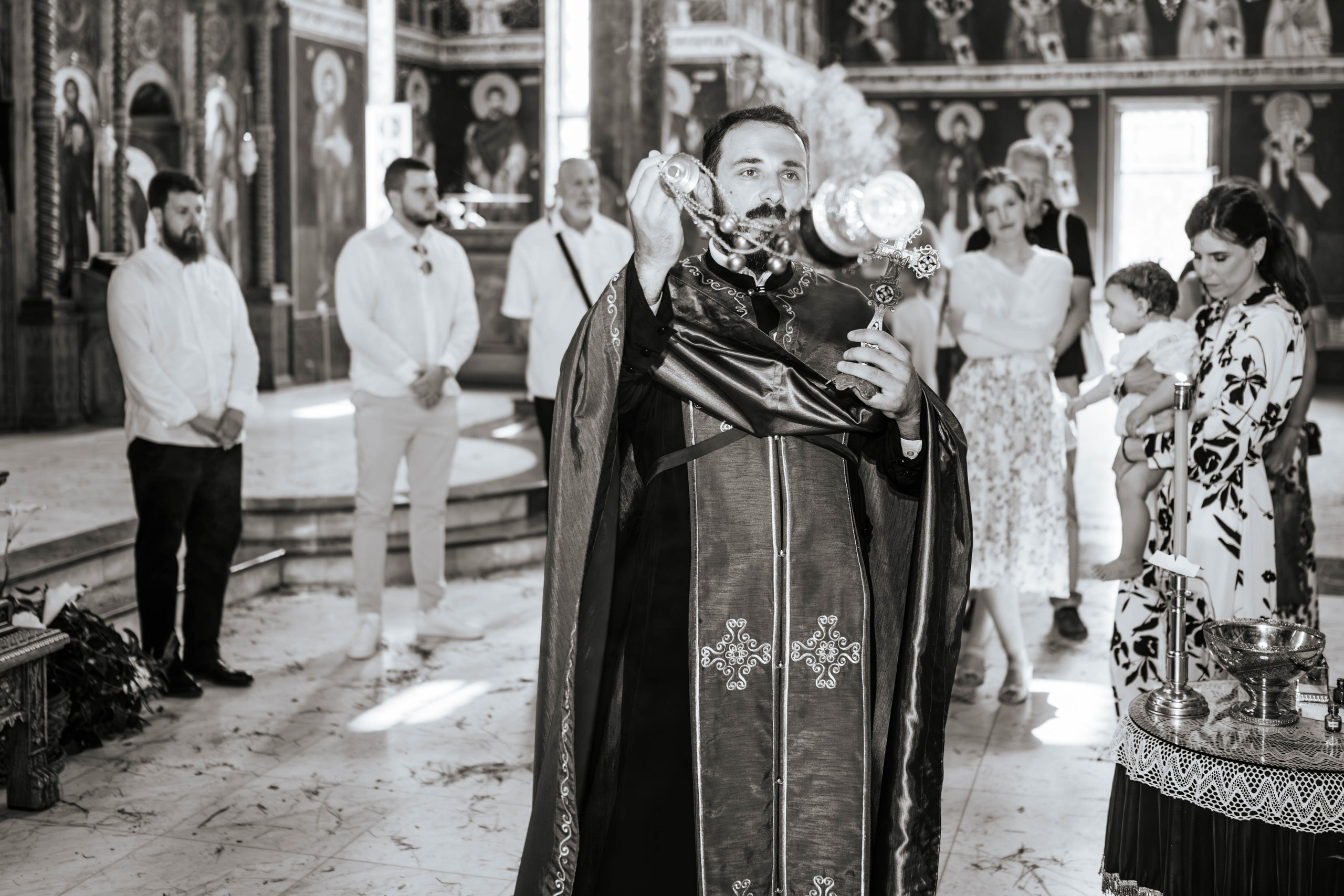 Mihajlo - krštenje. Dečiji i porodični fotograf