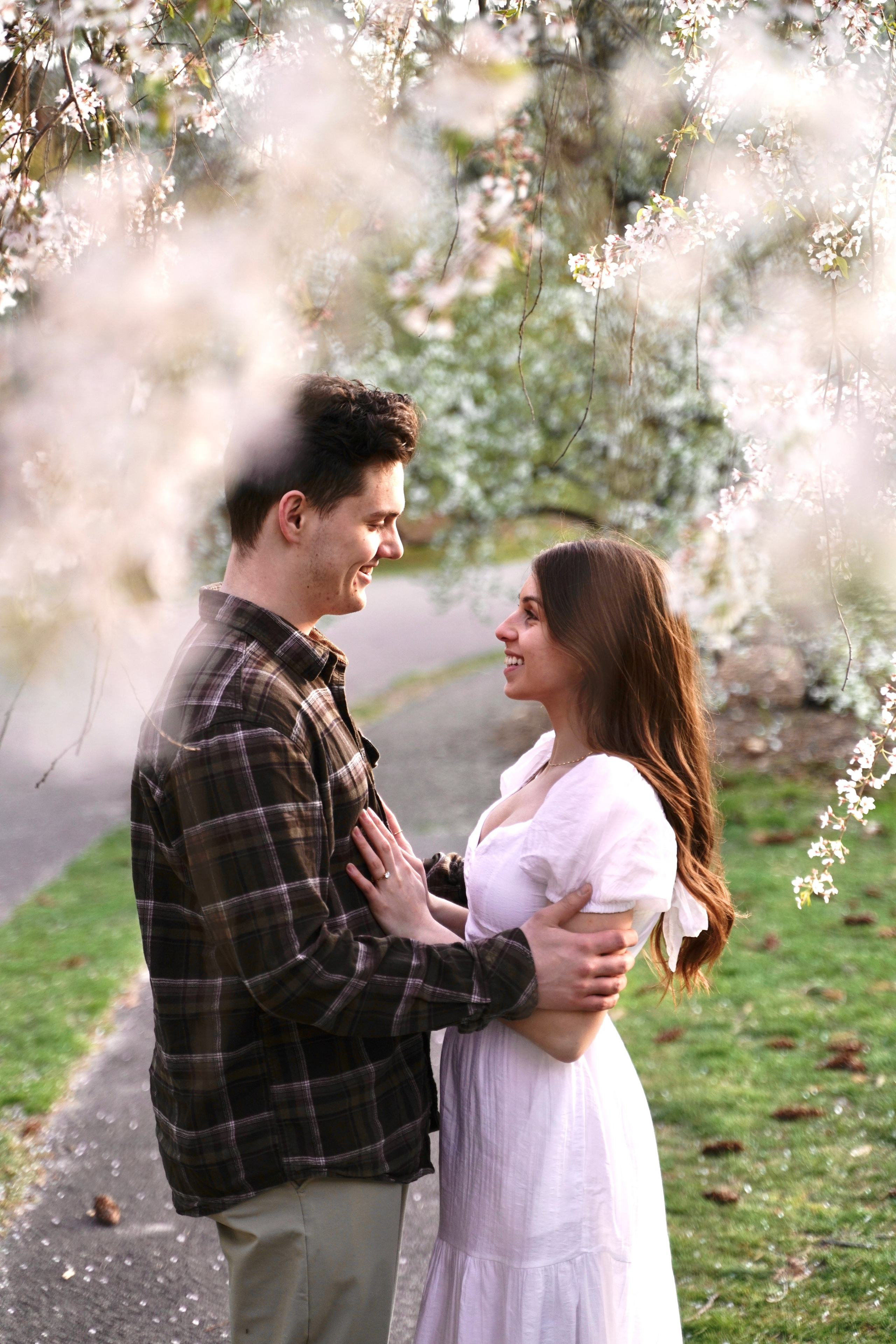 Kassandra and Andrew at Harvard Arboretum. Stefanovich Photography | Boston, MA