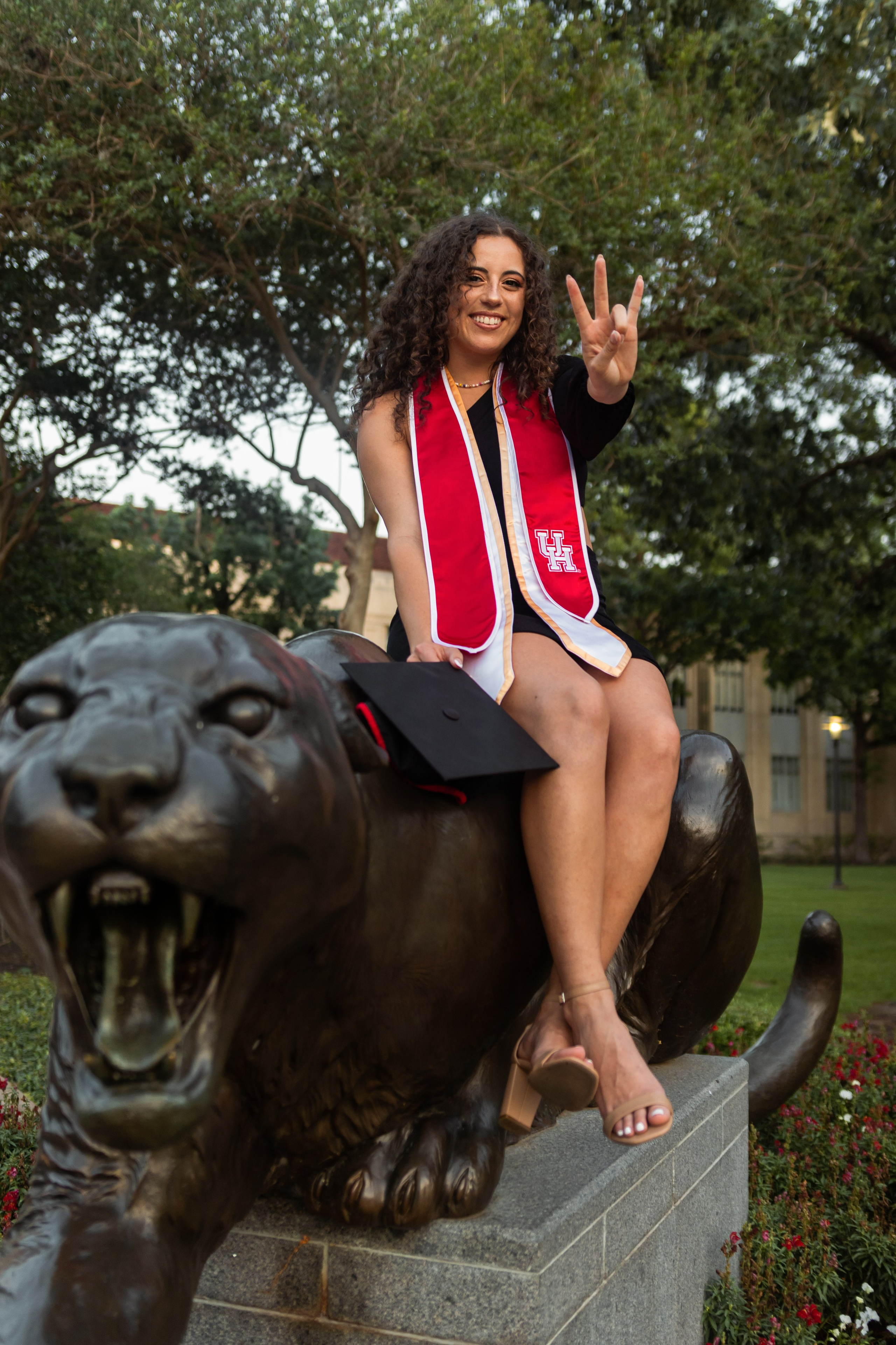 Alicia’s graduation photoshoot at the University of Houston