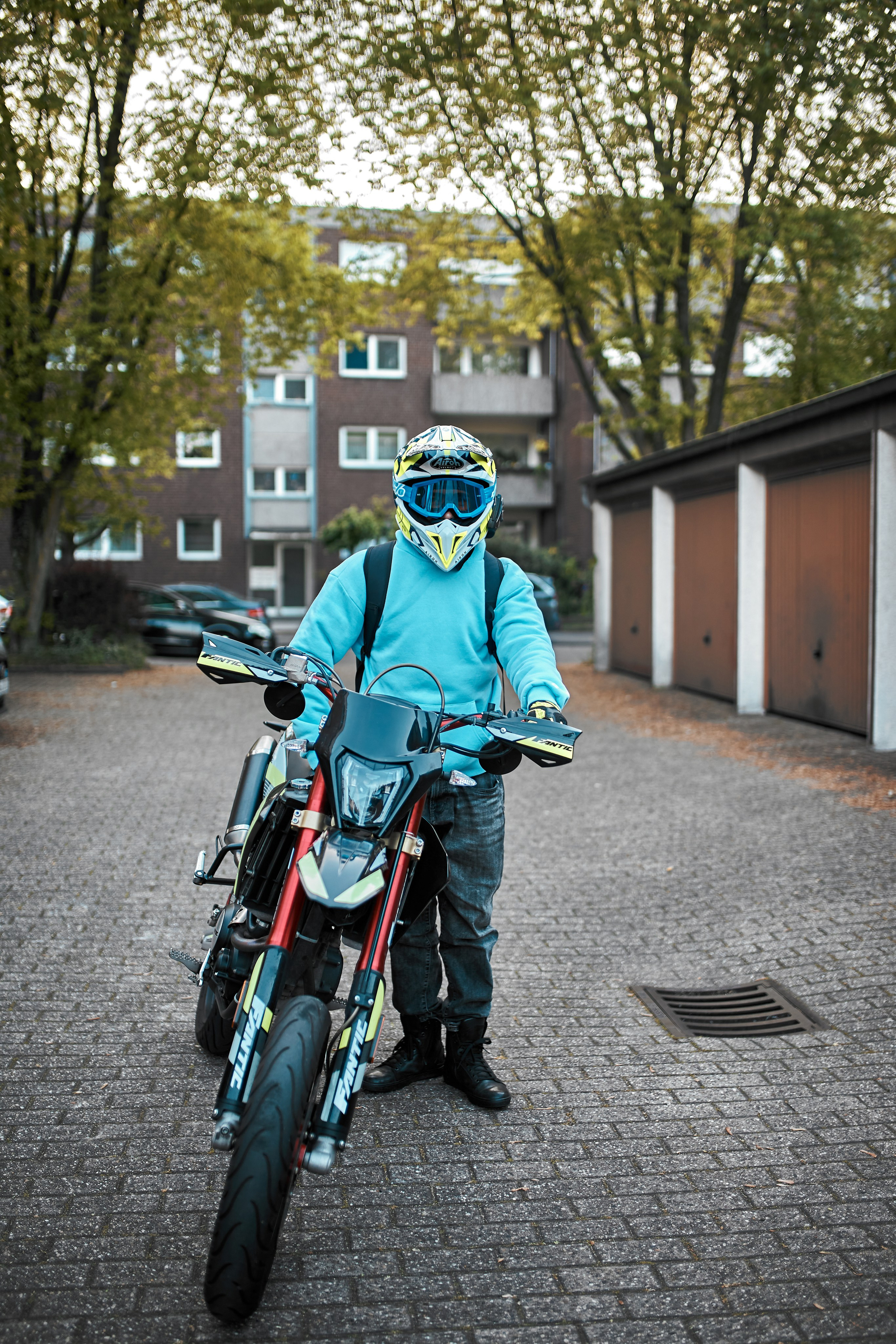 Motorrad-Fotoshooting. Neugeborenen, Kinder, Familie Fotografin Oberhausen NRW Marina Lykov