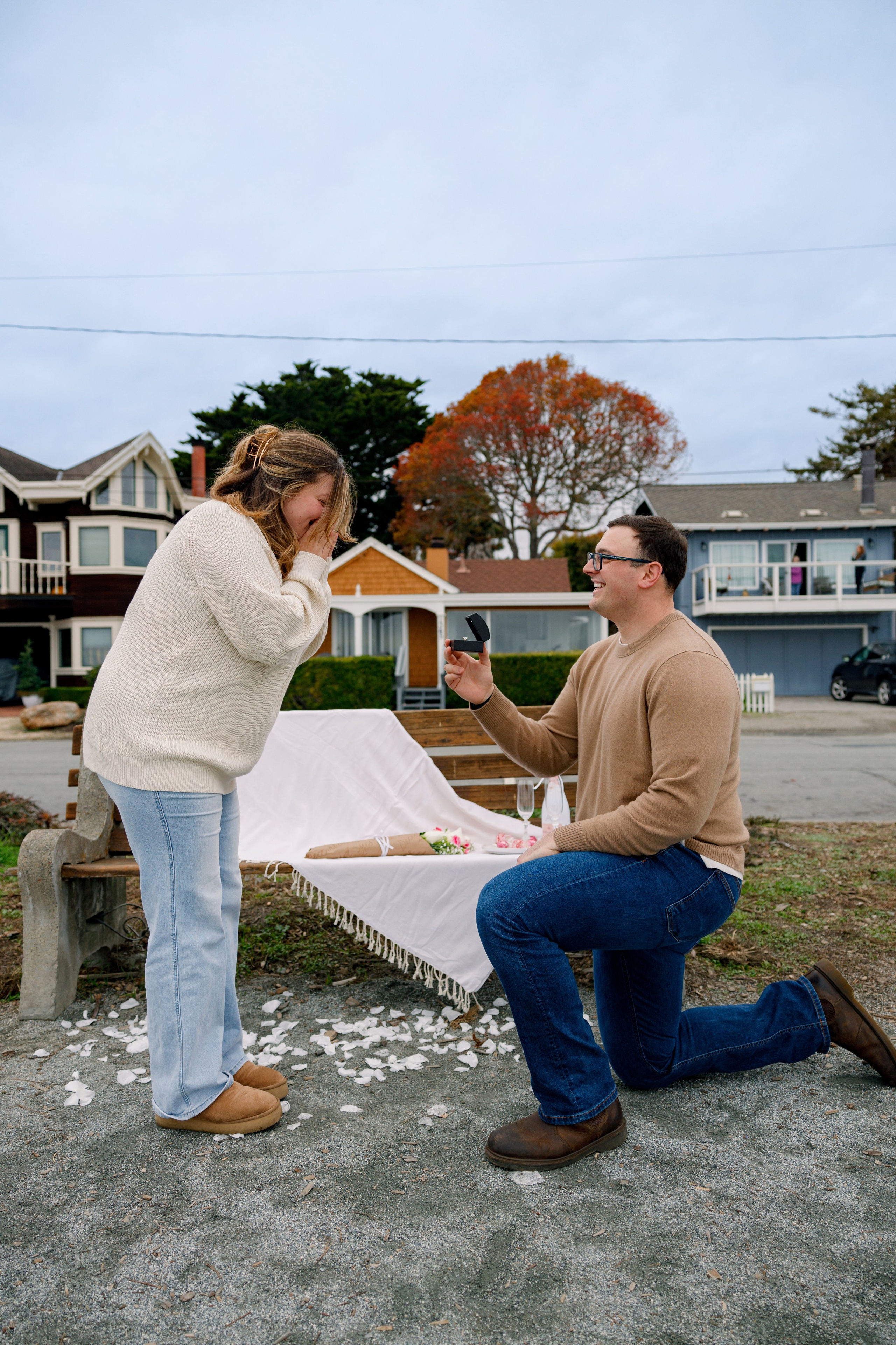 Proposal surprise. Family and Event photographer in Bay Area Elena Tiuriumina