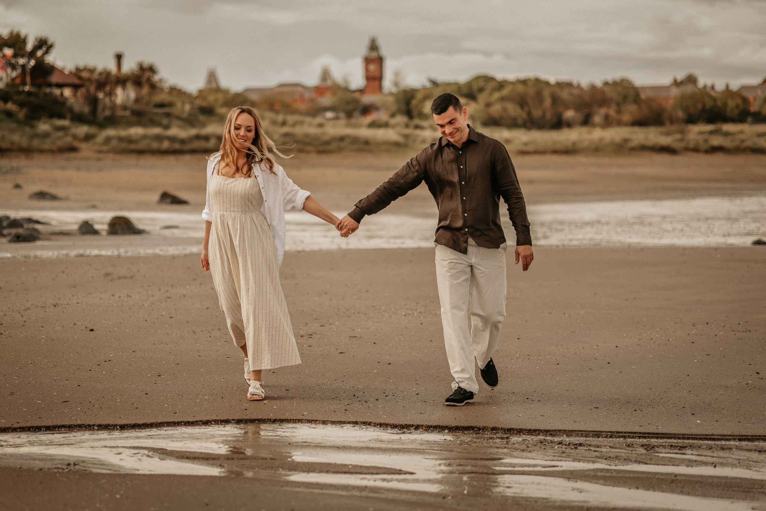 A walk on the beach. Photographer Co Dublin, Balbriggan — Agata Maliseva