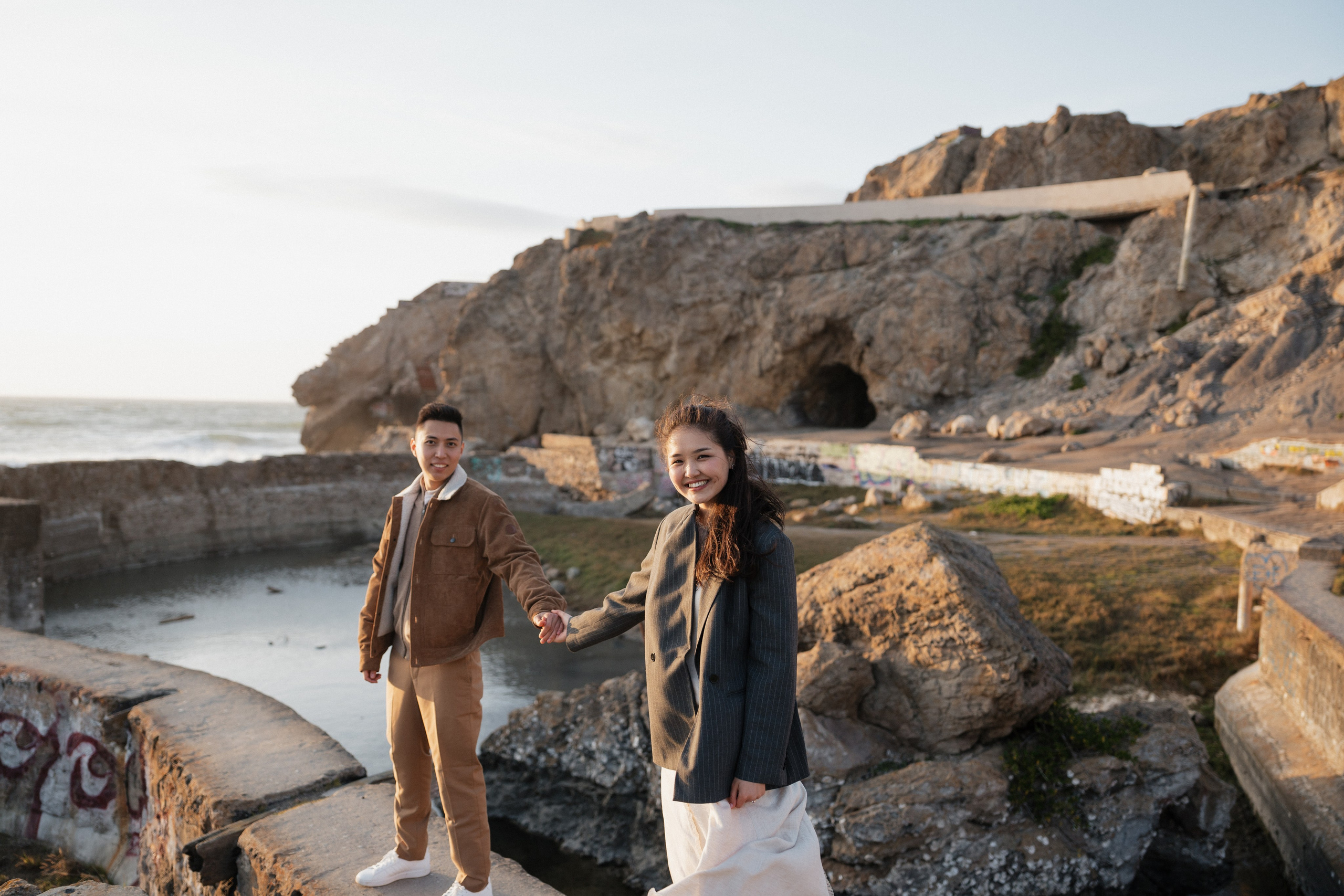 Golden Hour Magic at Sutro Baths. Soulo Photography | San Francisco Bay Area Based Photographer