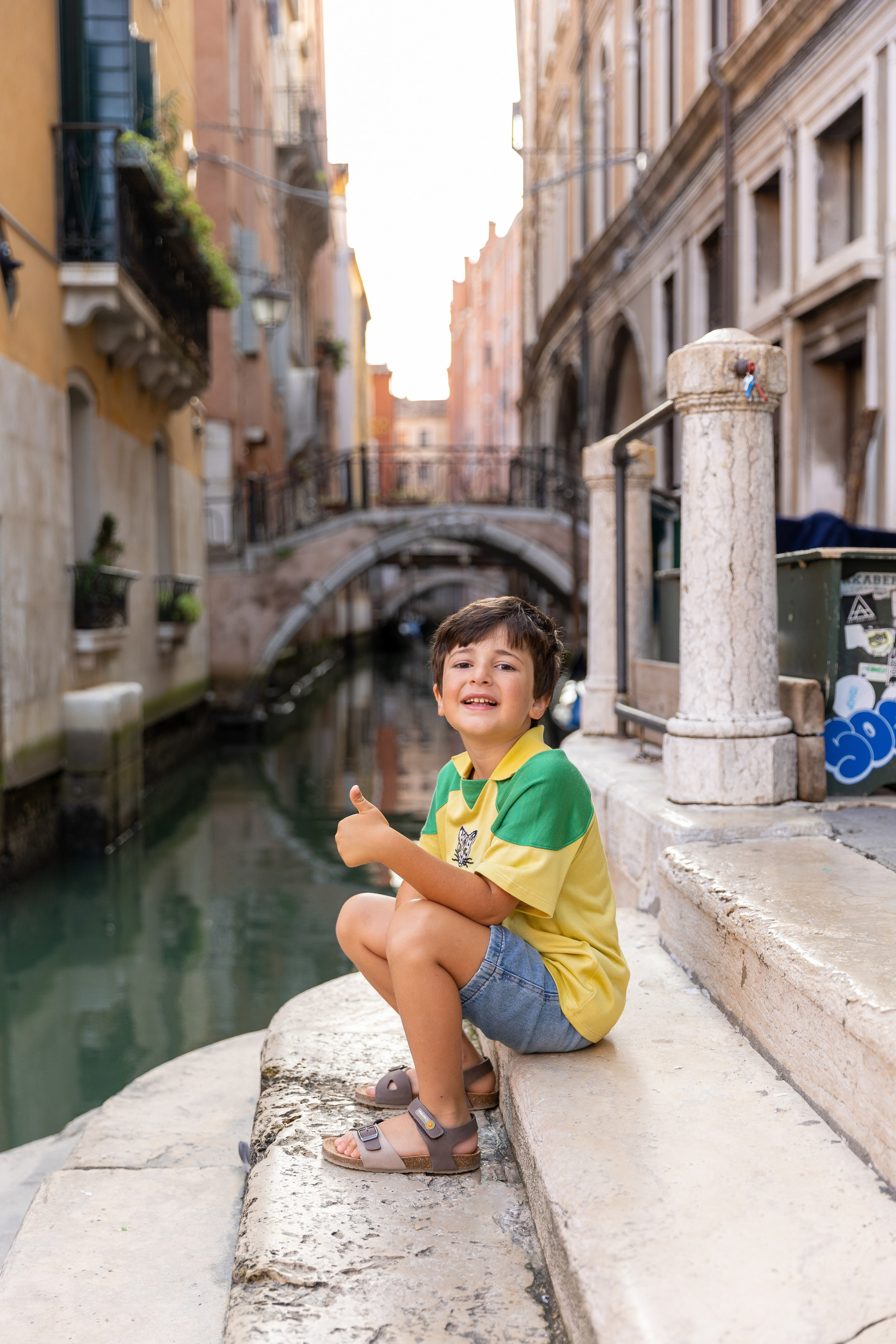 Fidan with childrens