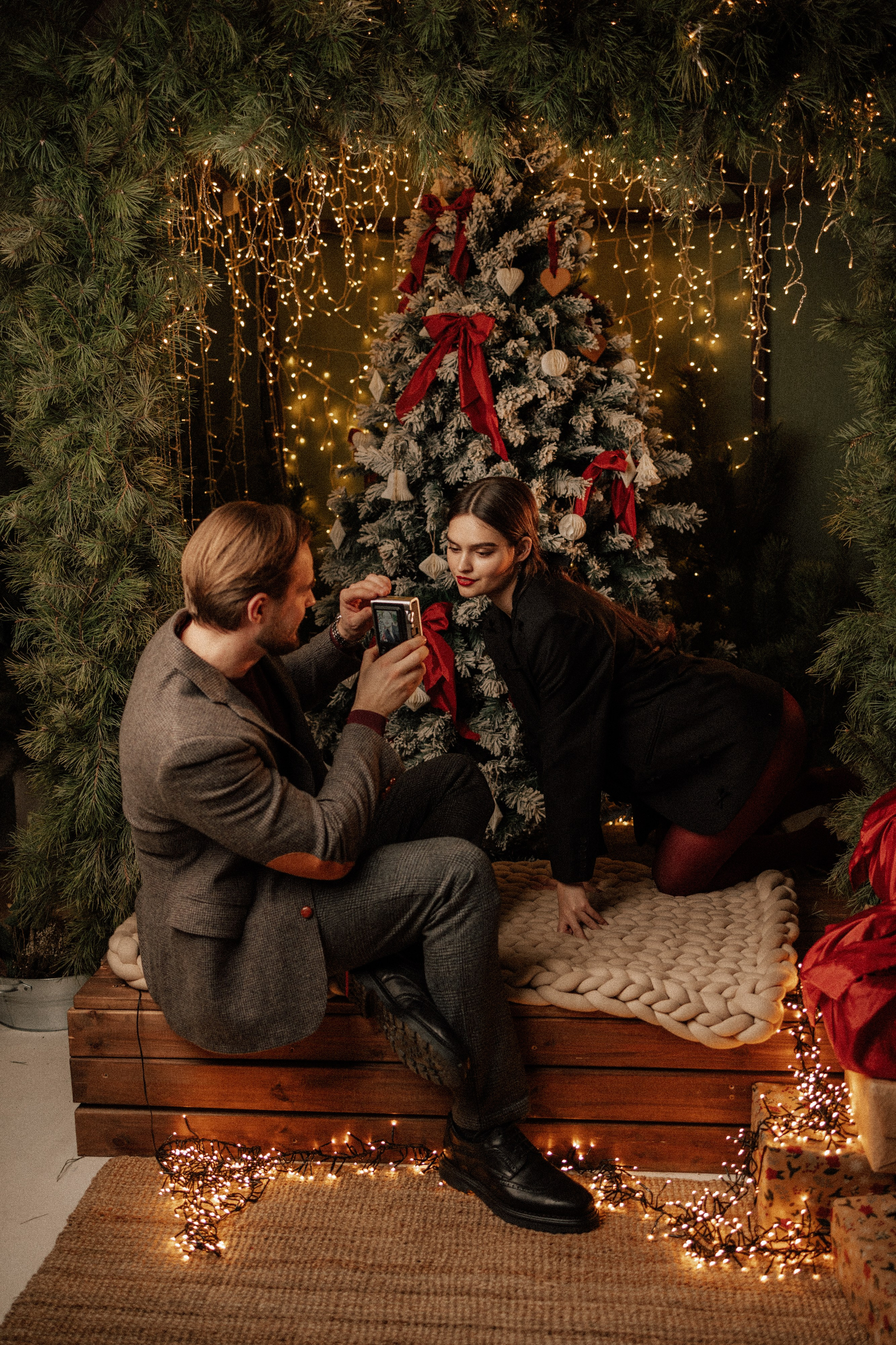 Christmas photoshoot. Destination wedding and fashion photographer in Riga Igor Davidovich