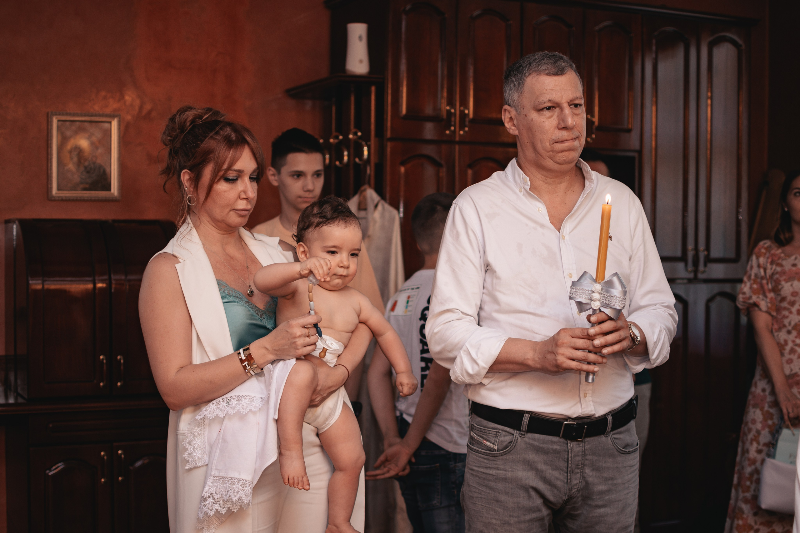 Lazar, krštenje i rođendan. BambinaaPhotography