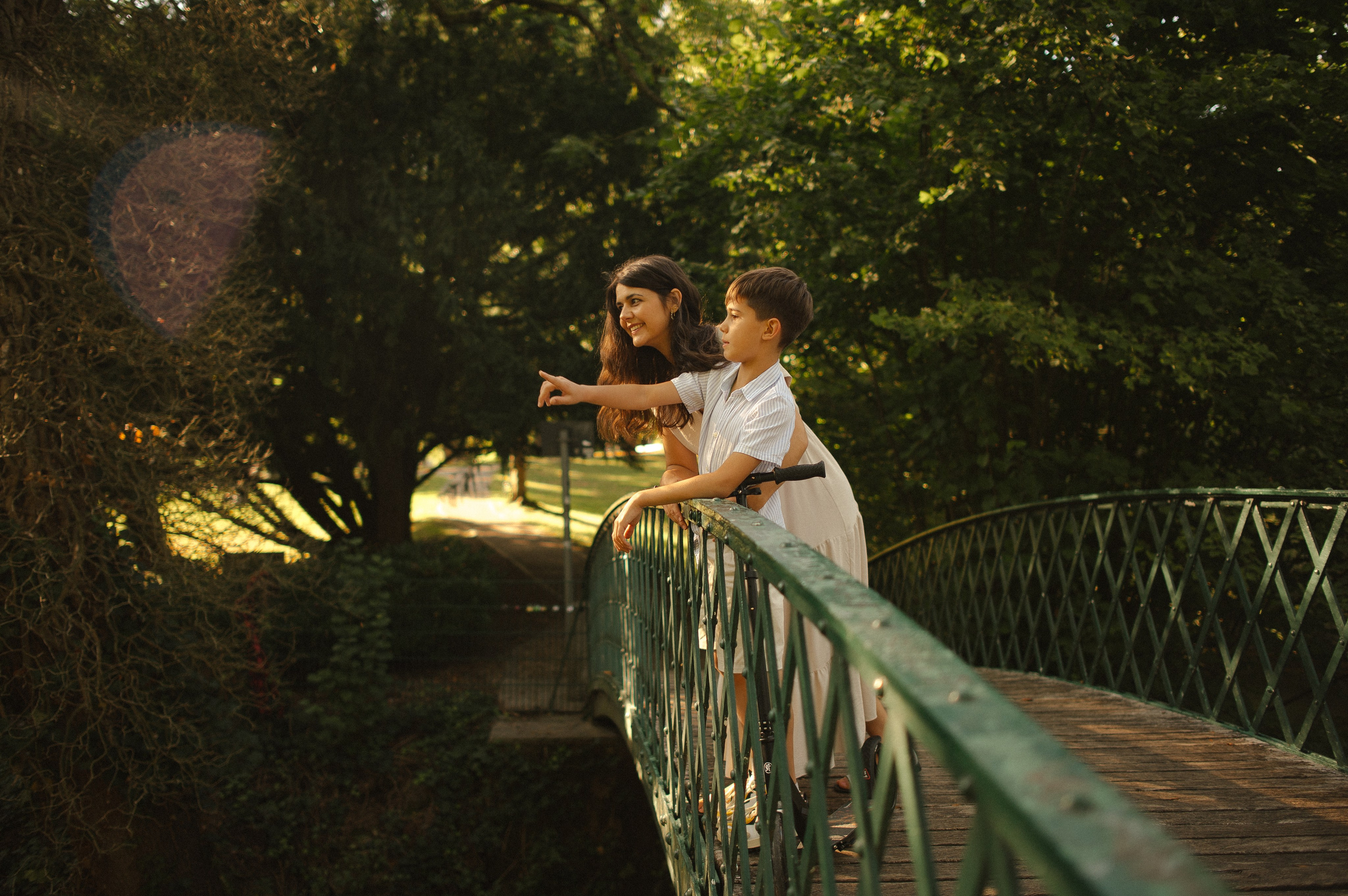 Lena, Andrey i samokat