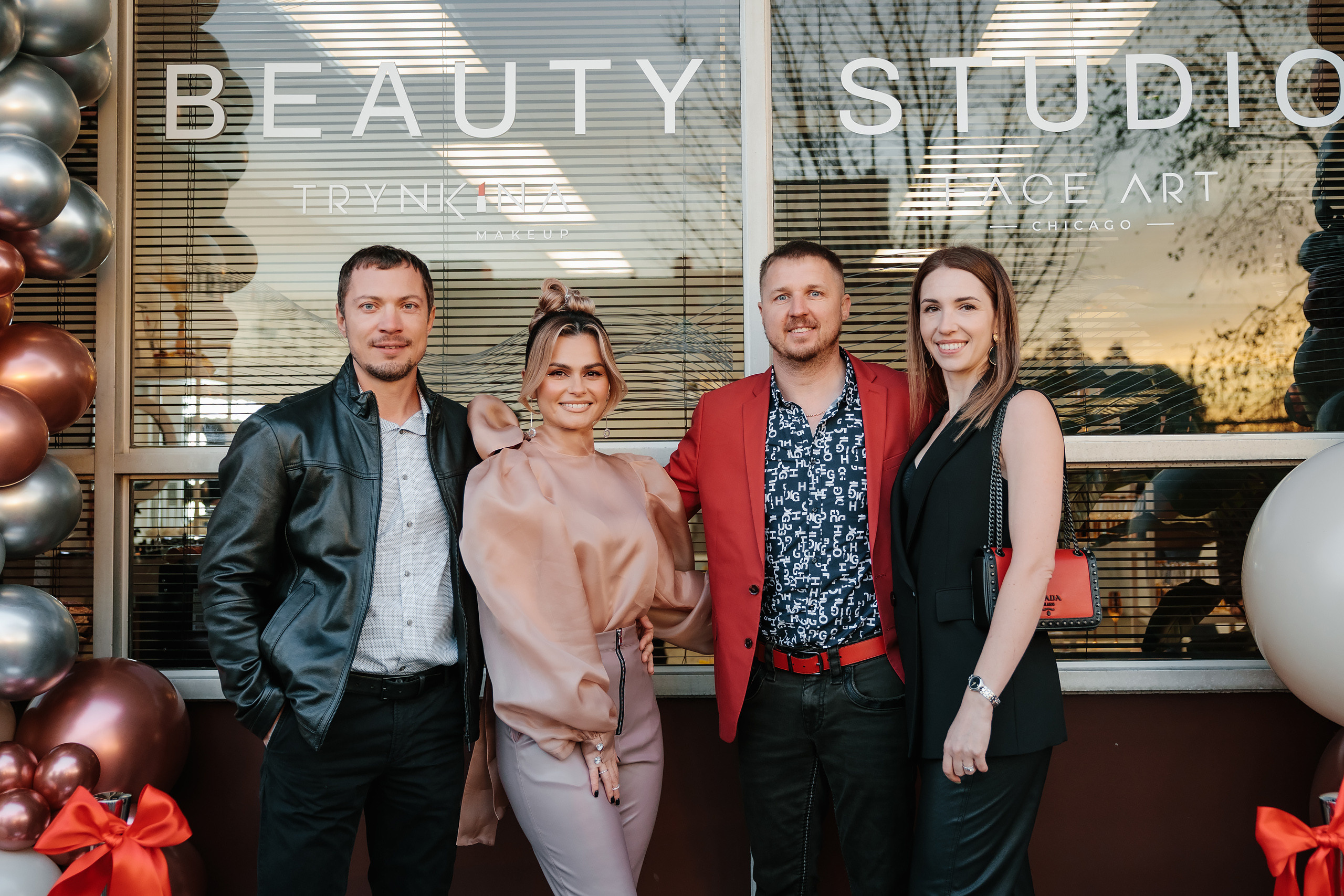 Grand Opening Trynkina Makeup 11.20.2022. Wedding family event photographer in Chicago Nick Yushevich