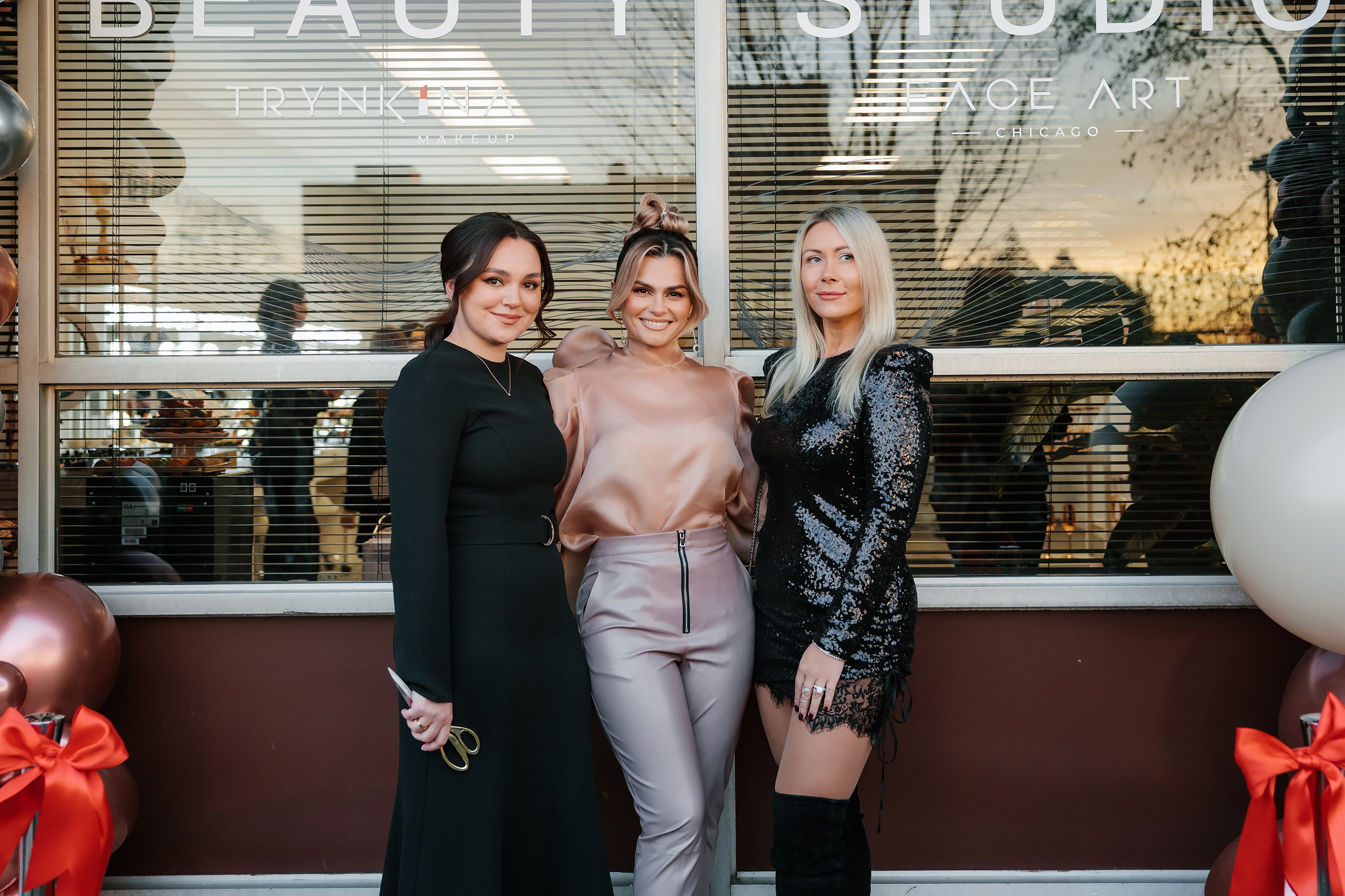 Grand Opening Trynkina Makeup 11.20.2022. Wedding family event photographer in Chicago Nick Yushevich