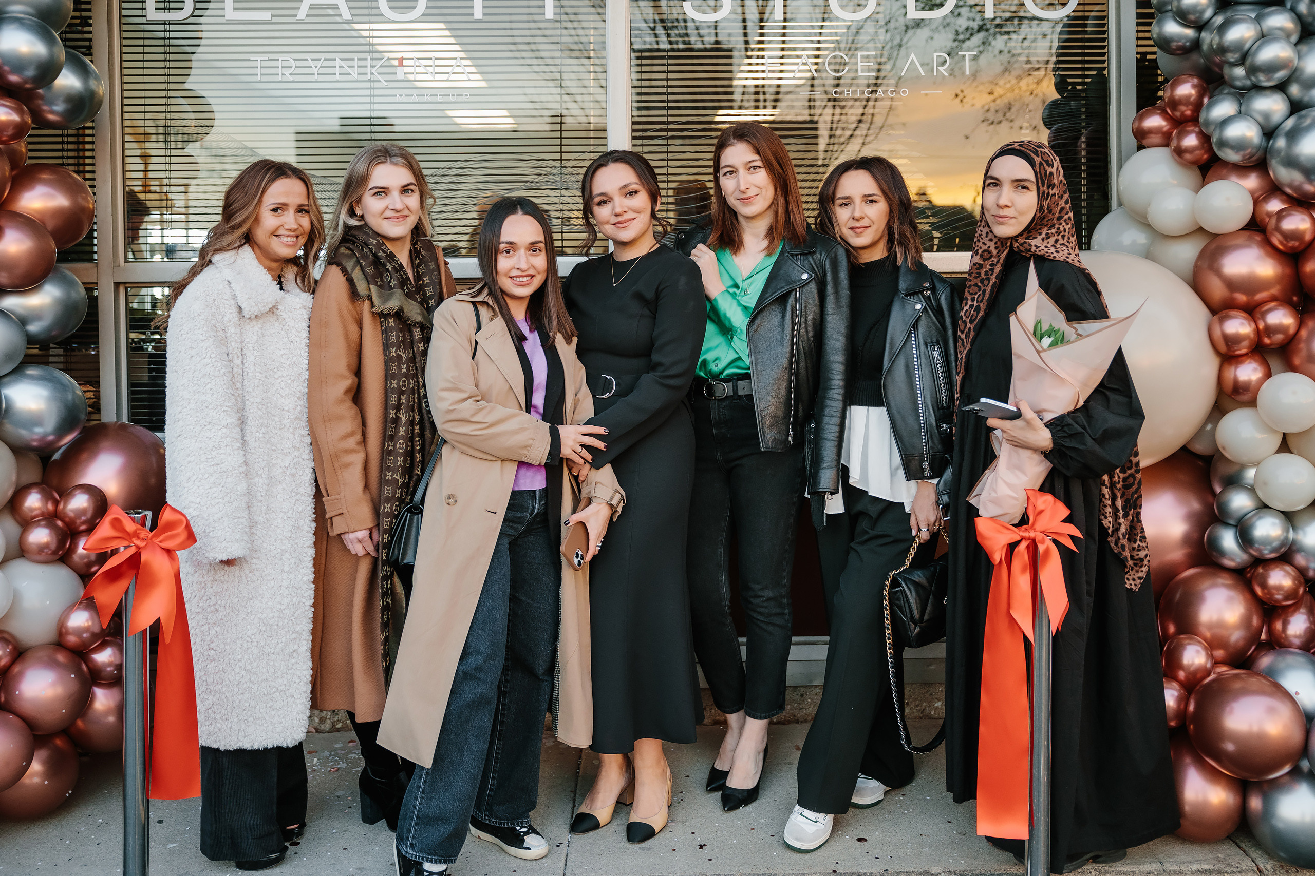 Grand Opening Trynkina Makeup 11.20.2022. Wedding family event photographer in Chicago Nick Yushevich