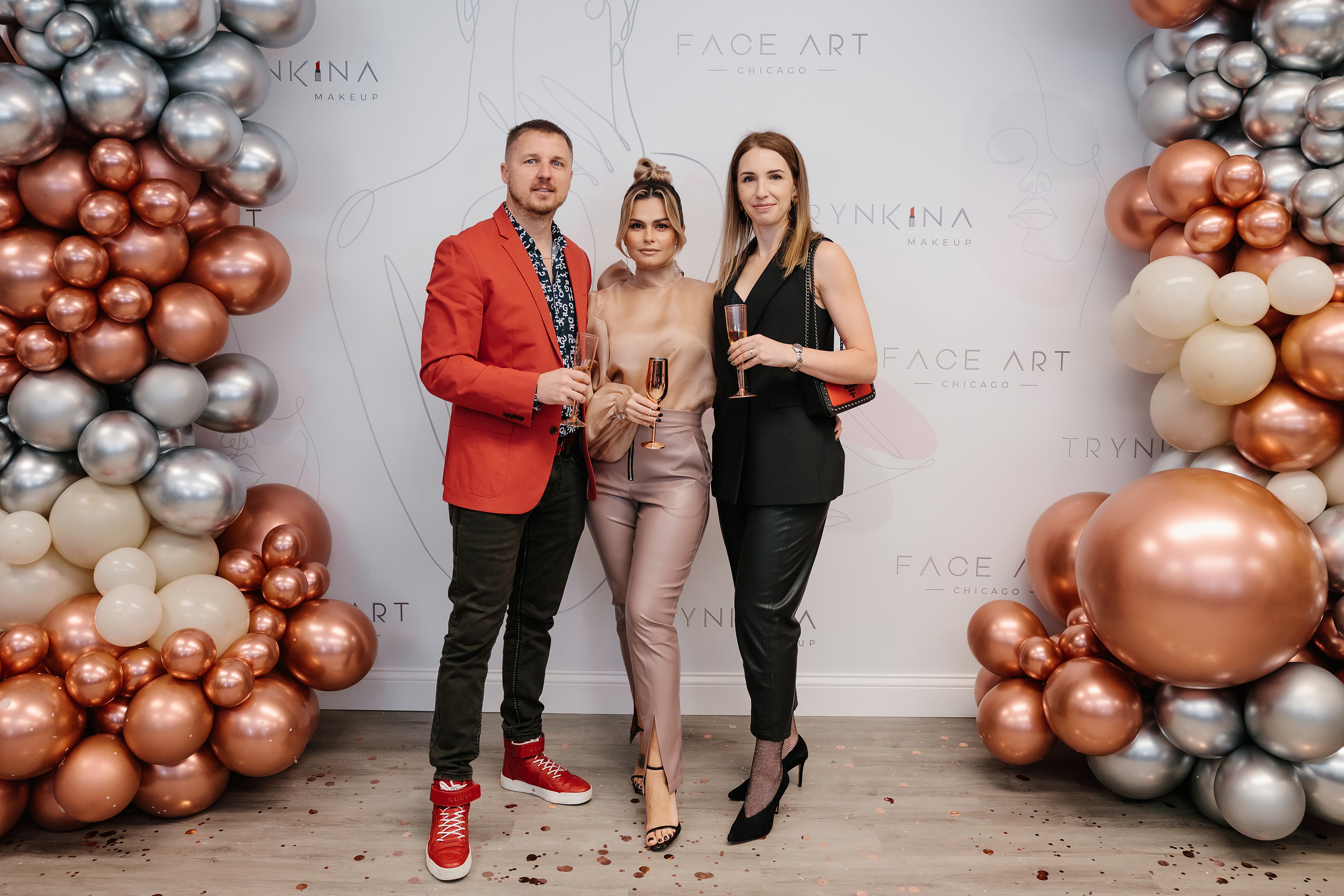 Grand Opening Trynkina Makeup 11.20.2022. Wedding family event photographer in Chicago Nick Yushevich