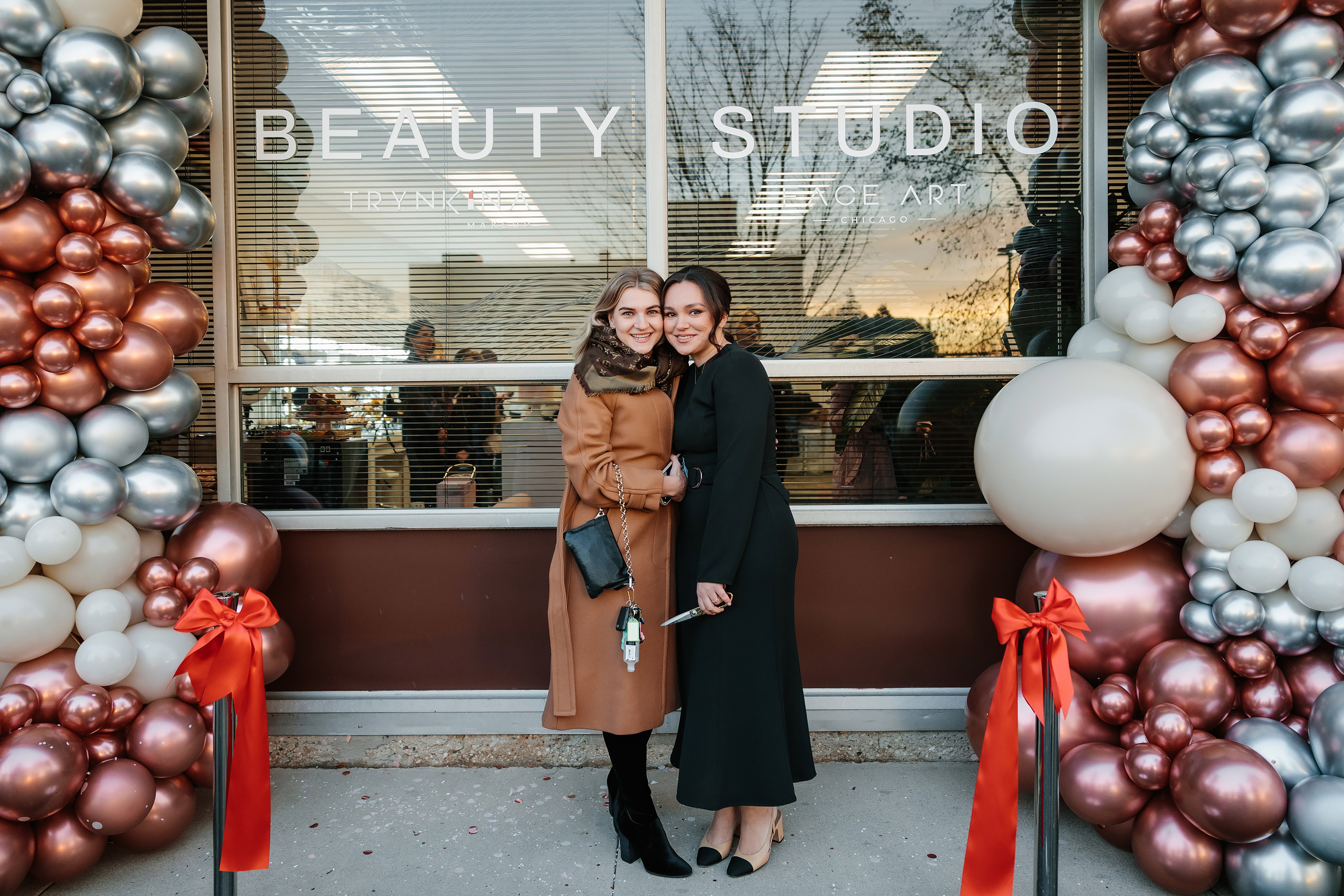 Grand Opening Trynkina Makeup 11.20.2022. Wedding family event photographer in Chicago Nick Yushevich