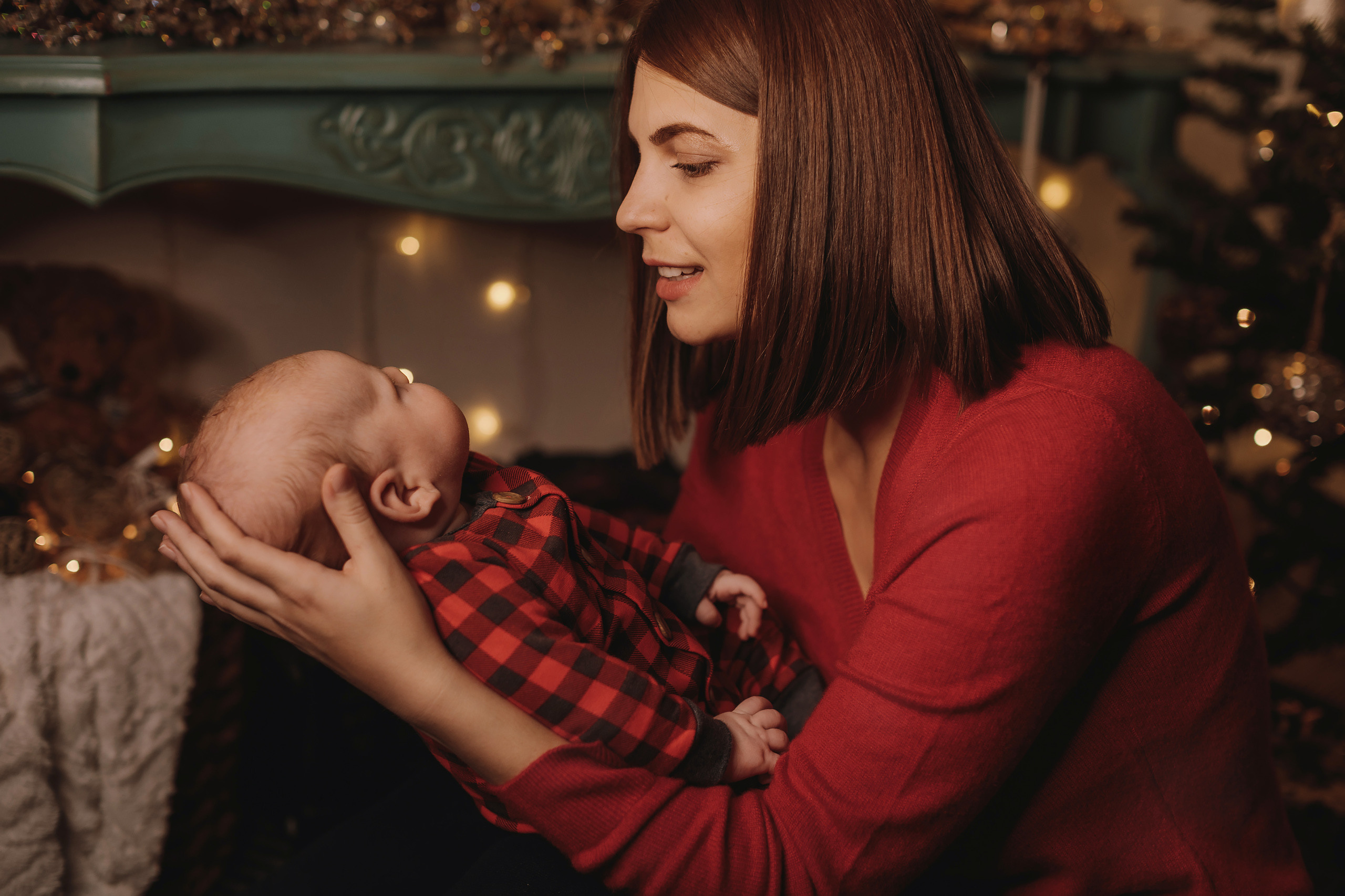 11.26.2022 Christmas Photoshoot 9. Wedding family event photographer in Chicago Nick Yushevich