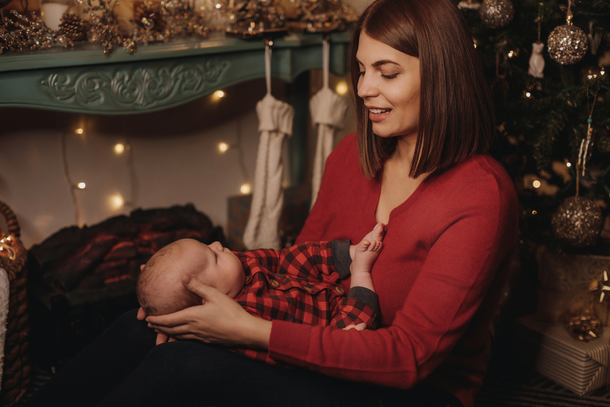 11.26.2022 Christmas Photoshoot 9. Wedding family event photographer in Chicago Nick Yushevich