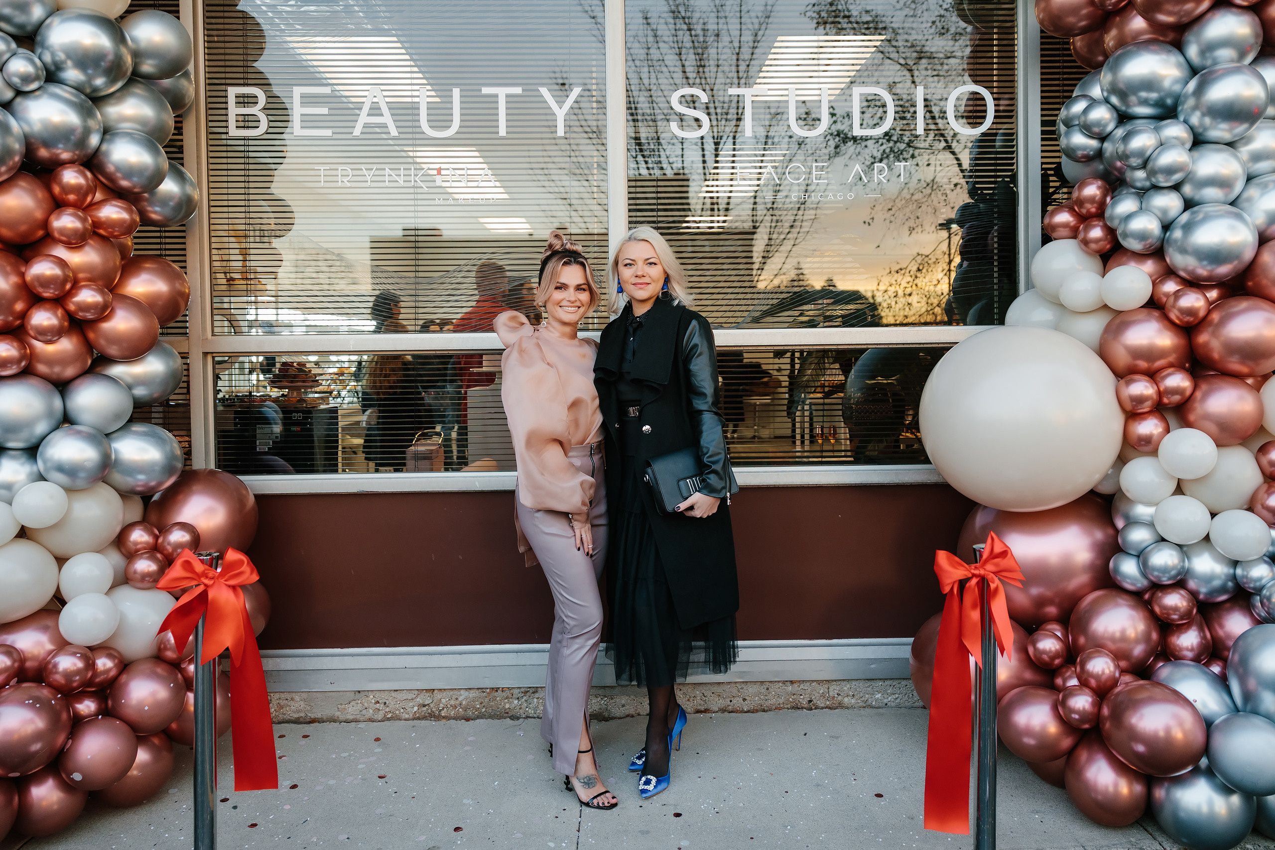 Grand Opening Trynkina Makeup 11.20.2022. Wedding family event photographer in Chicago Nick Yushevich