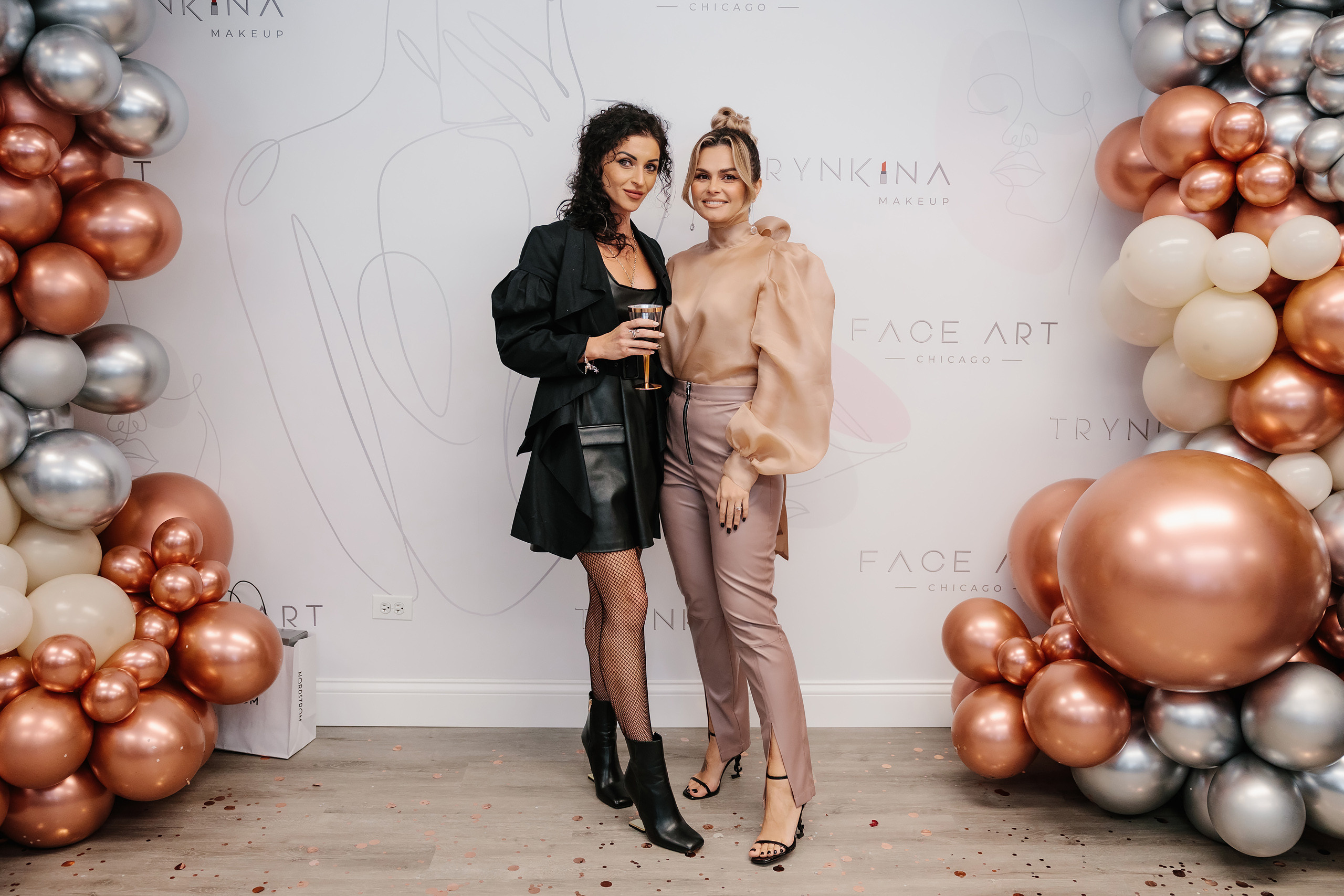 Grand Opening Trynkina Makeup 11.20.2022. Wedding family event photographer in Chicago Nick Yushevich