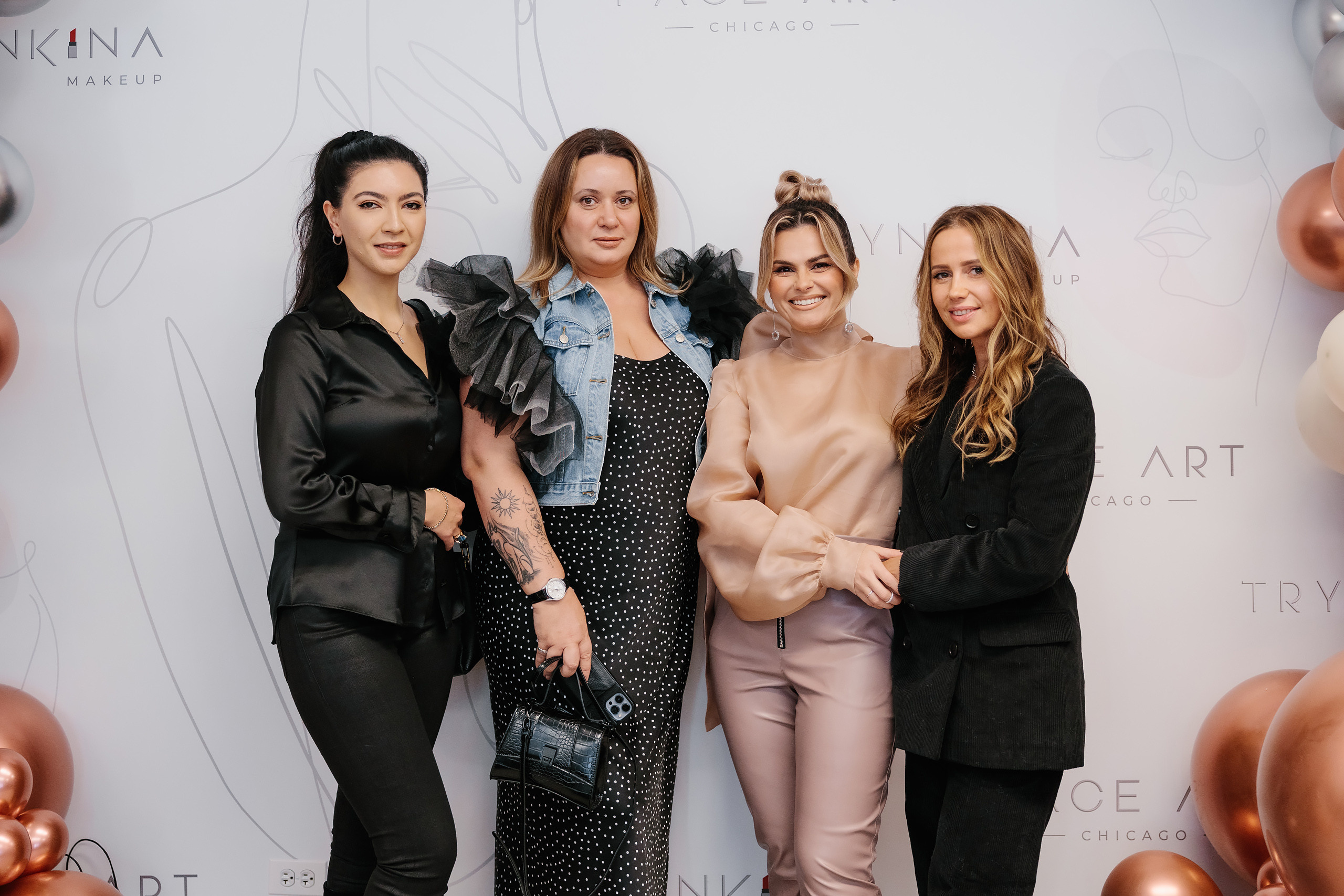 Grand Opening Trynkina Makeup 11.20.2022. Wedding family event photographer in Chicago Nick Yushevich