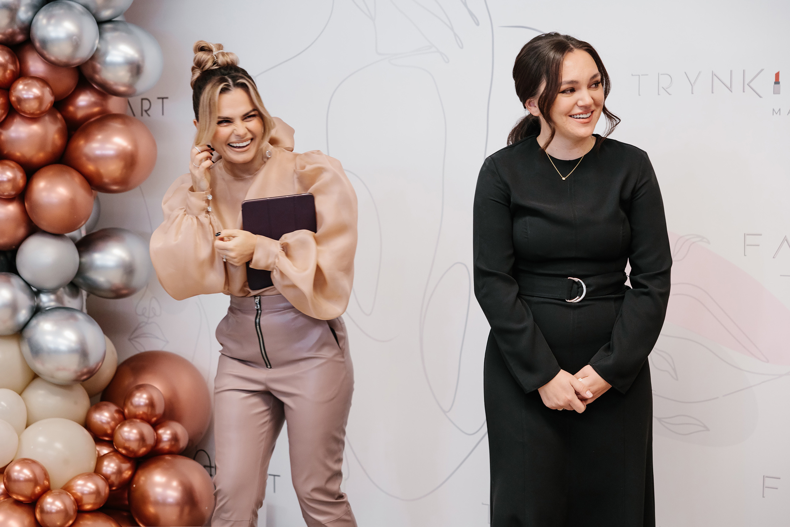 Grand Opening Trynkina Makeup 11.20.2022. Wedding family event photographer in Chicago Nick Yushevich