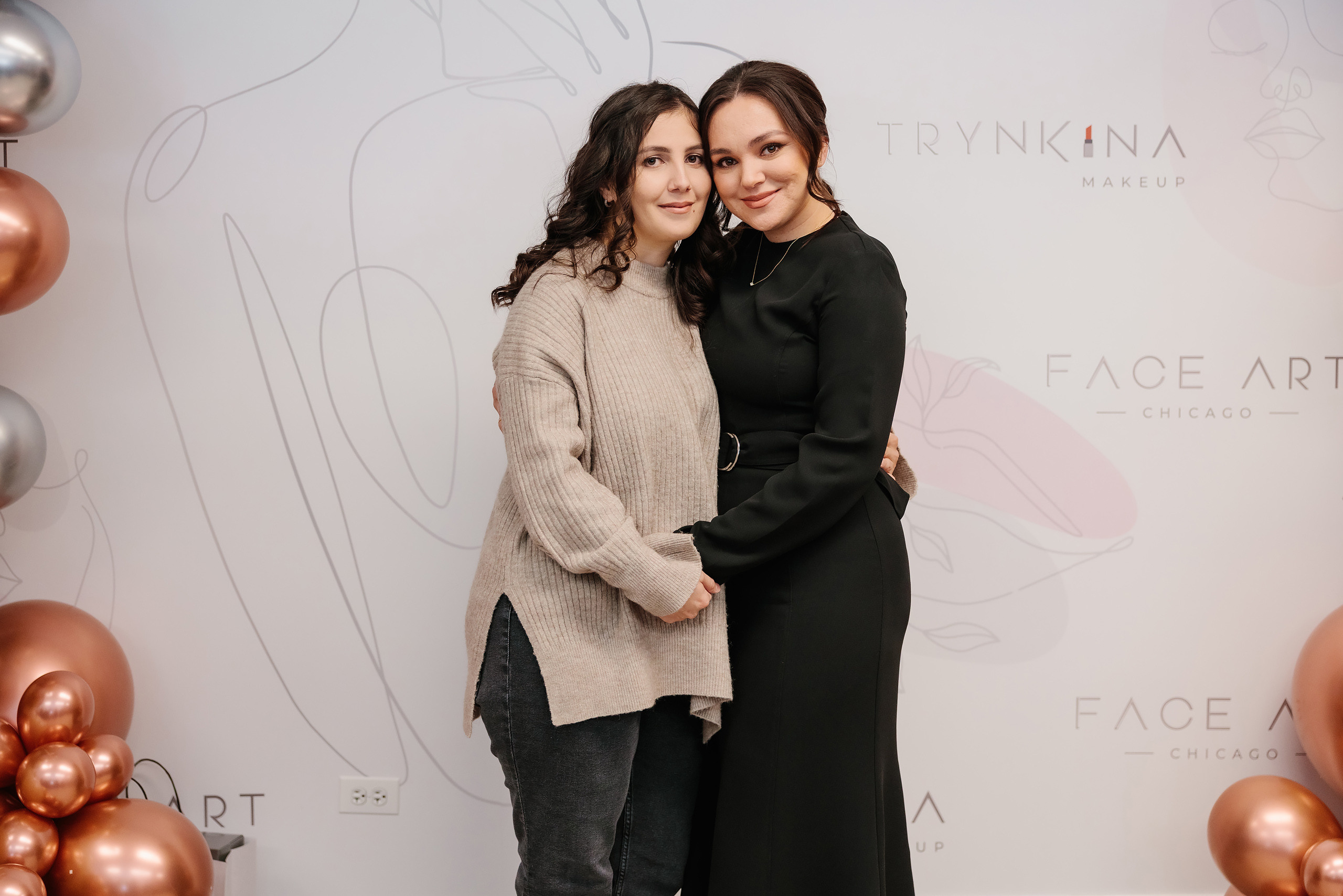 Grand Opening Trynkina Makeup 11.20.2022. Wedding family event photographer in Chicago Nick Yushevich