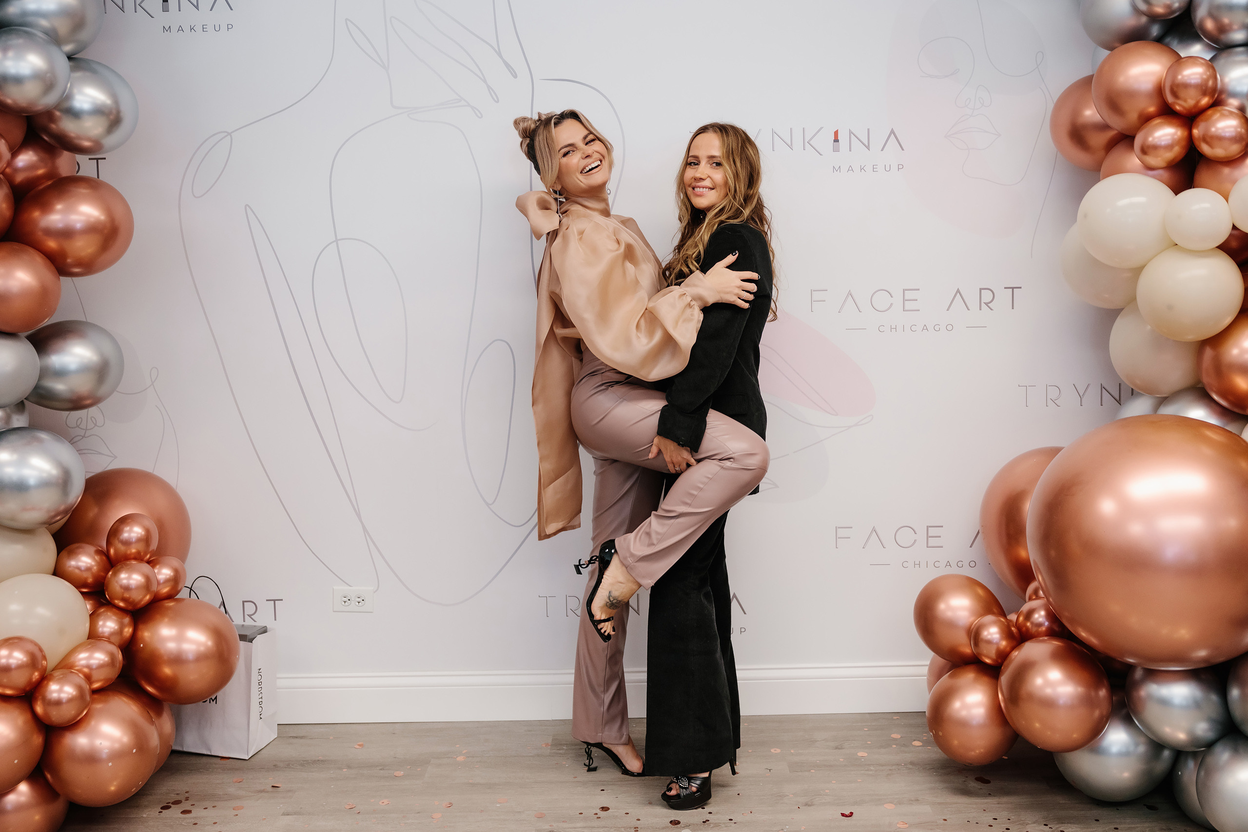 Grand Opening Trynkina Makeup 11.20.2022. Wedding family event photographer in Chicago Nick Yushevich