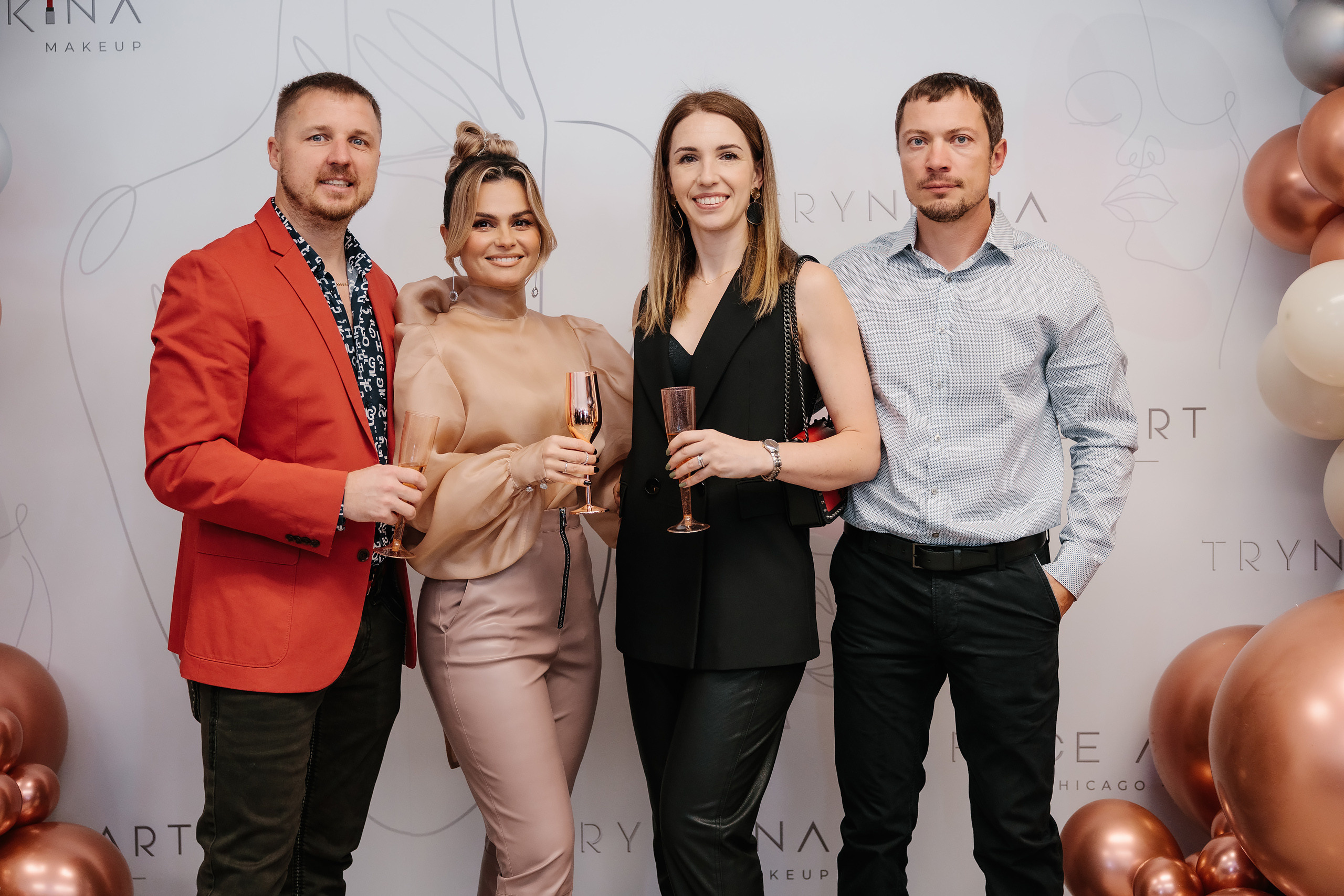 Grand Opening Trynkina Makeup 11.20.2022. Wedding family event photographer in Chicago Nick Yushevich