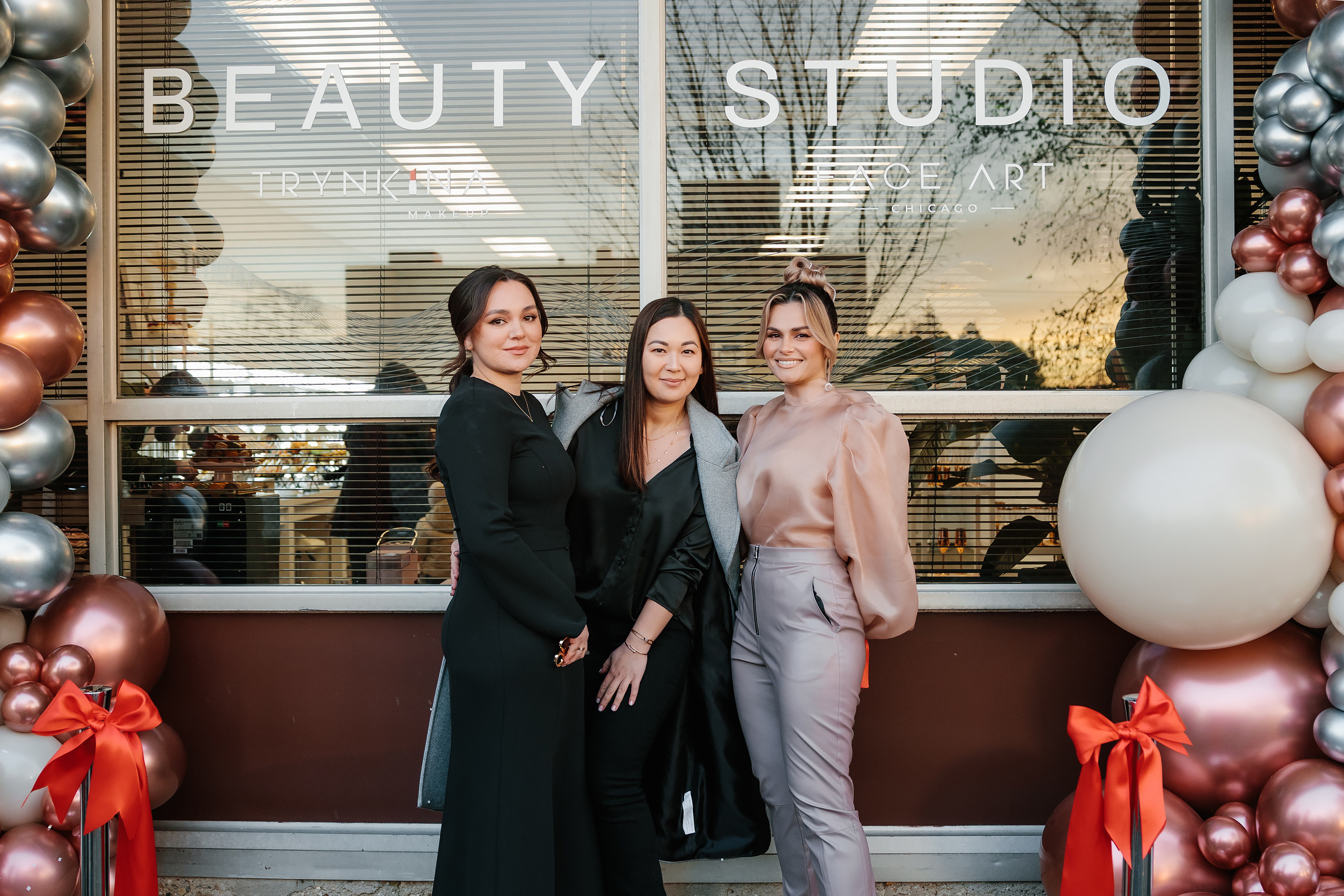 Grand Opening Trynkina Makeup 11.20.2022. Wedding family event photographer in Chicago Nick Yushevich