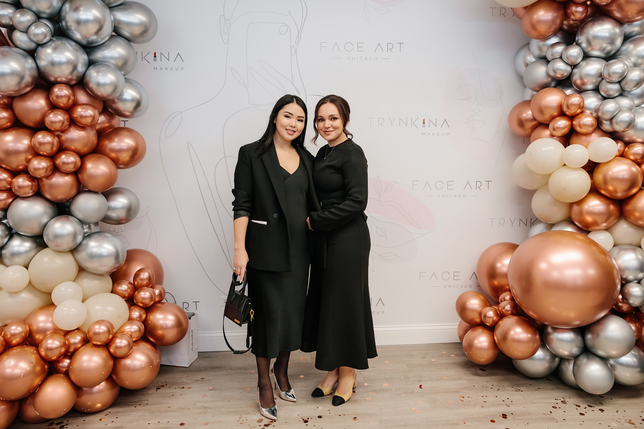 Grand Opening Trynkina Makeup 11.20.2022. Wedding family event photographer in Chicago Nick Yushevich