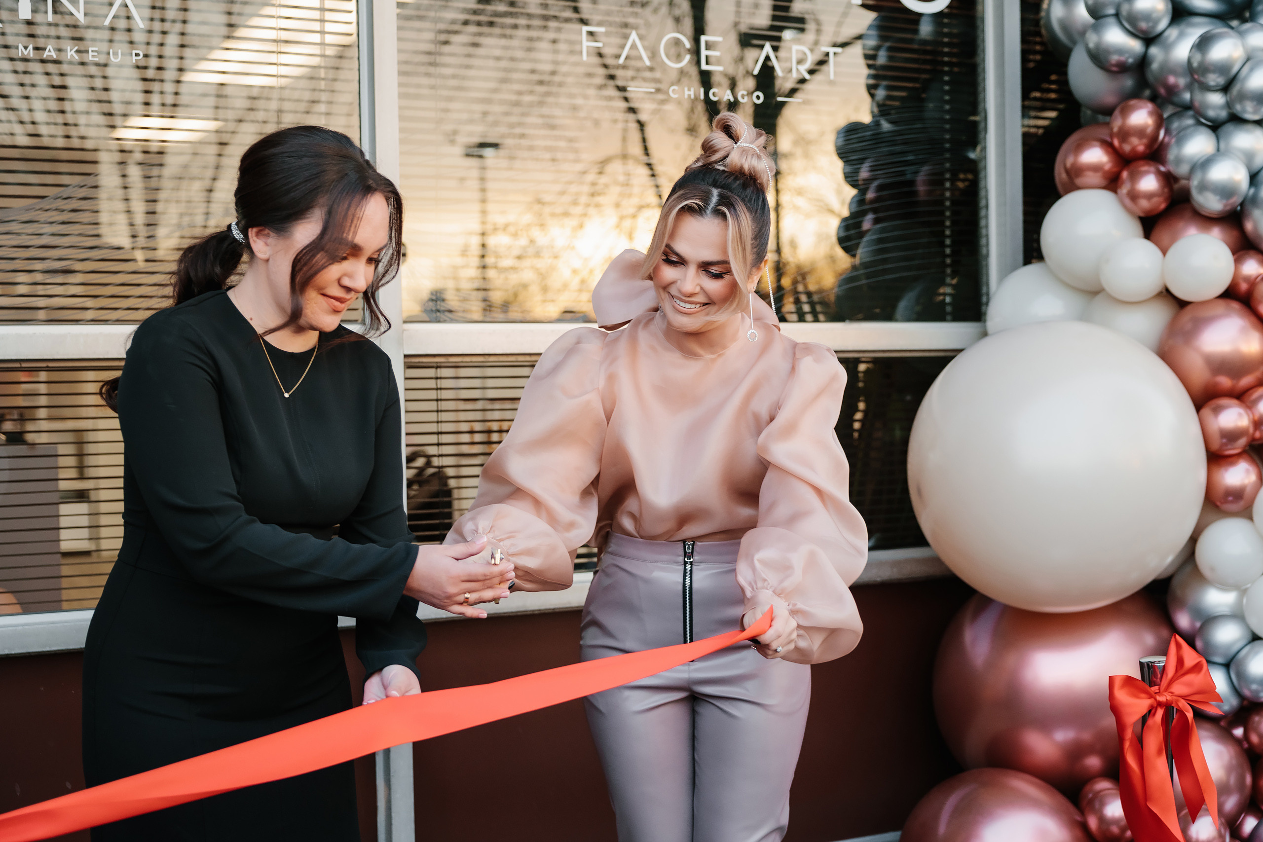 Grand Opening Trynkina Makeup 11.20.2022. Wedding family event photographer in Chicago Nick Yushevich