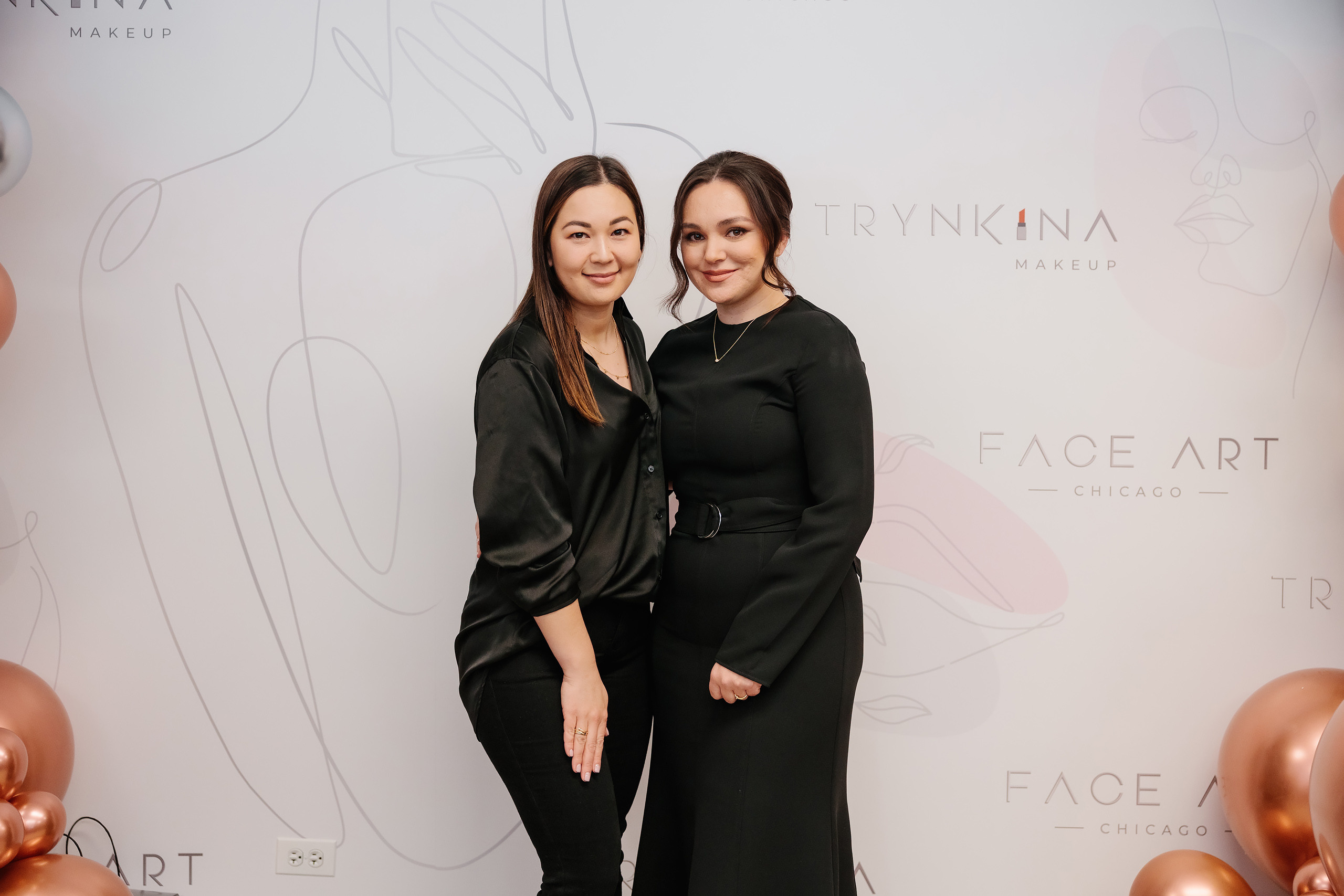 Grand Opening Trynkina Makeup 11.20.2022. Wedding family event photographer in Chicago Nick Yushevich