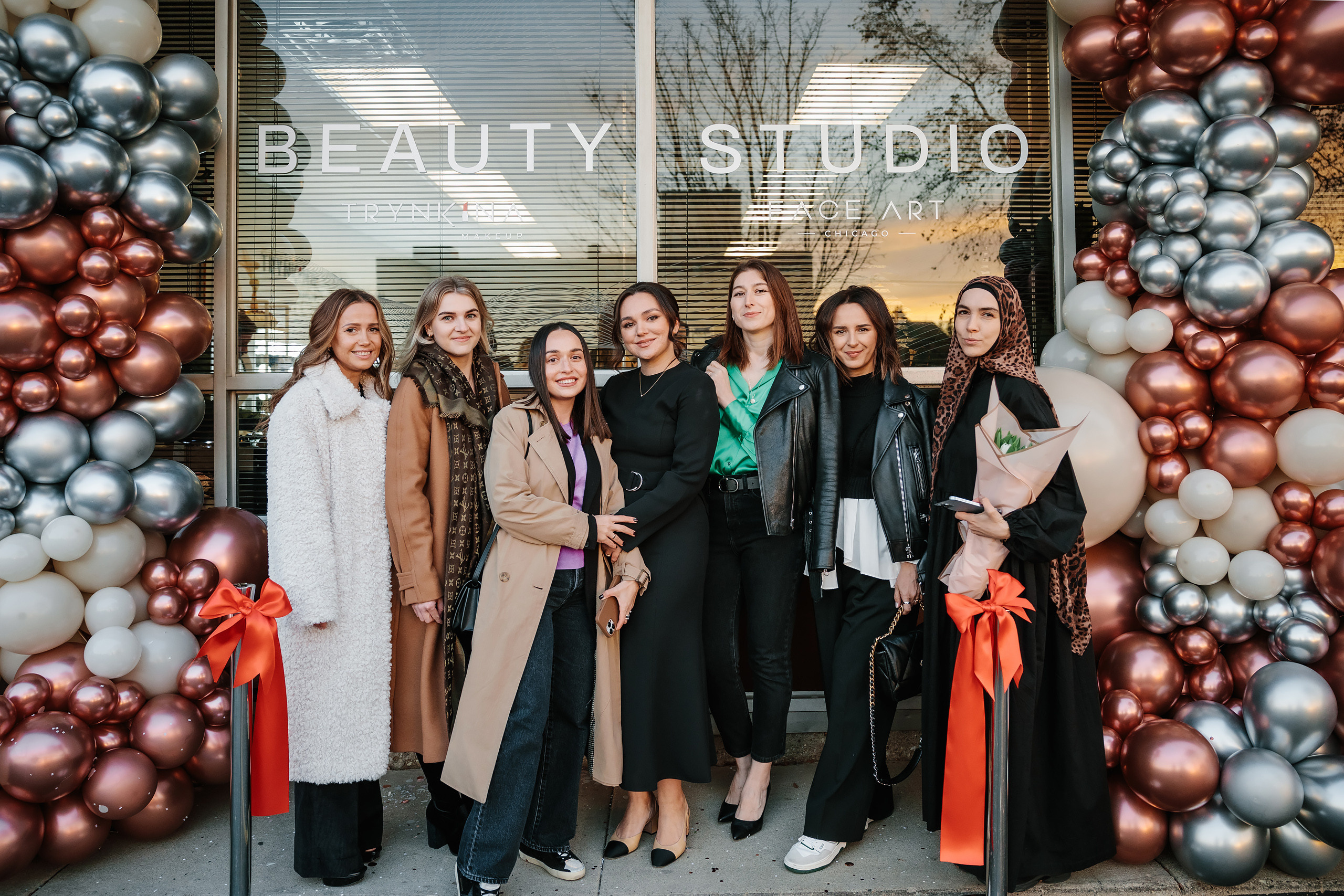 Grand Opening Trynkina Makeup 11.20.2022. Wedding family event photographer in Chicago Nick Yushevich