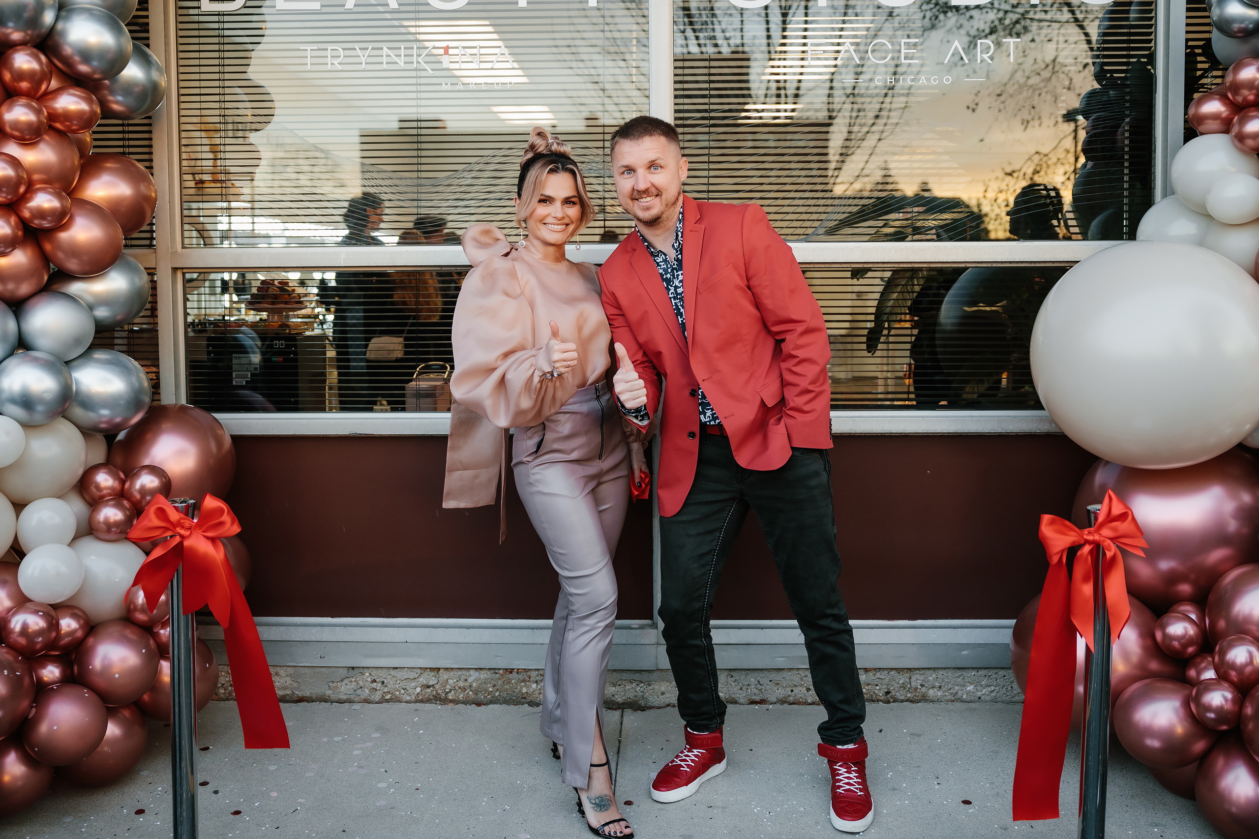 Grand Opening Trynkina Makeup 11.20.2022. Wedding family event photographer in Chicago Nick Yushevich