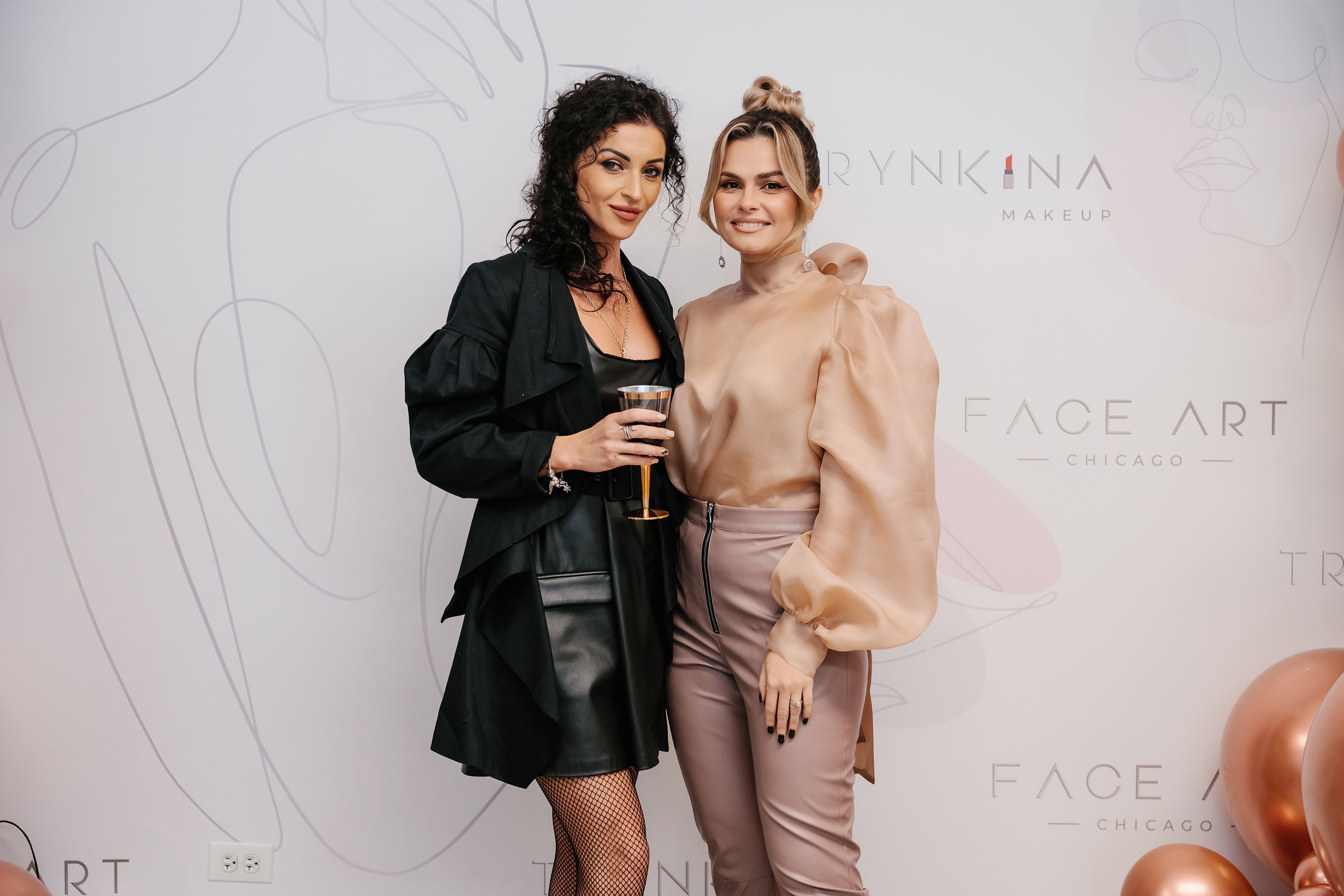 Grand Opening Trynkina Makeup 11.20.2022. Wedding family event photographer in Chicago Nick Yushevich