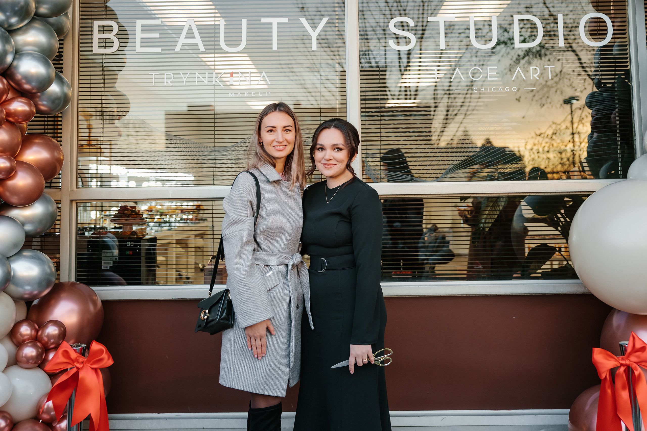 Grand Opening Trynkina Makeup 11.20.2022. Wedding family event photographer in Chicago Nick Yushevich