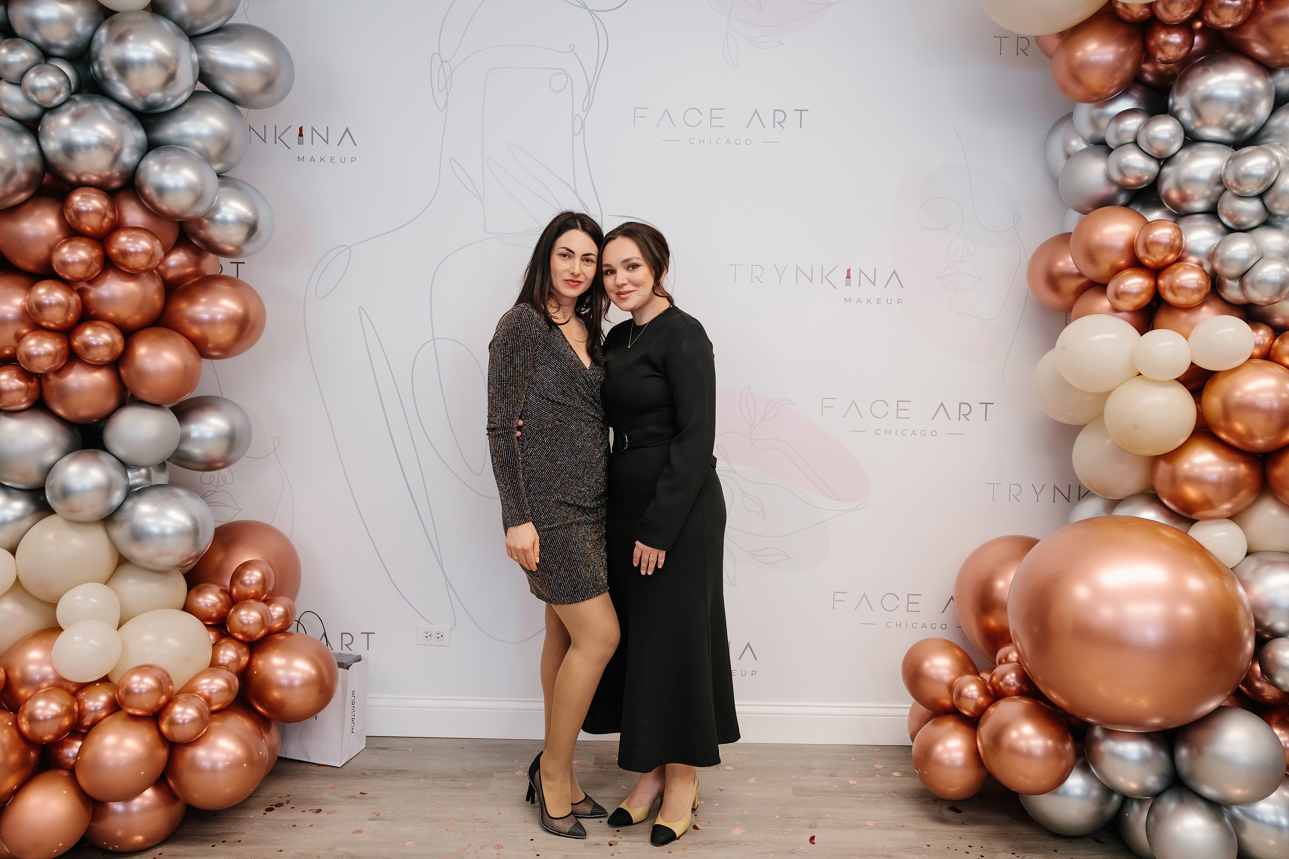 Grand Opening Trynkina Makeup 11.20.2022. Wedding family event photographer in Chicago Nick Yushevich