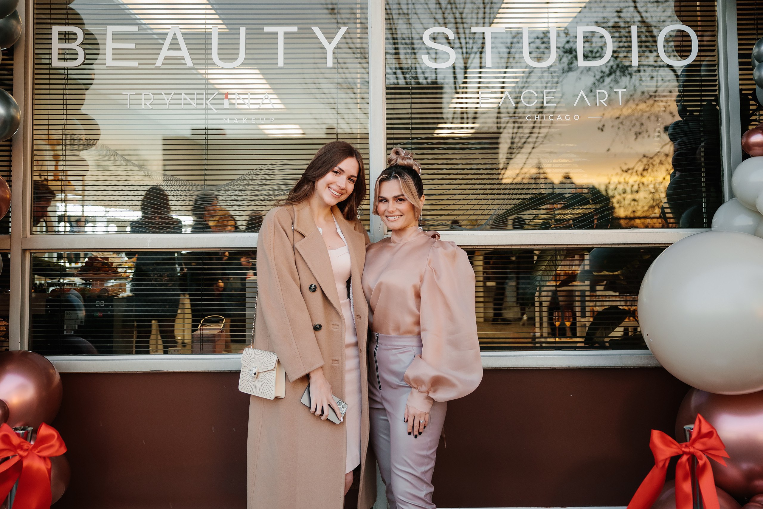 Grand Opening Trynkina Makeup 11.20.2022. Wedding family event photographer in Chicago Nick Yushevich