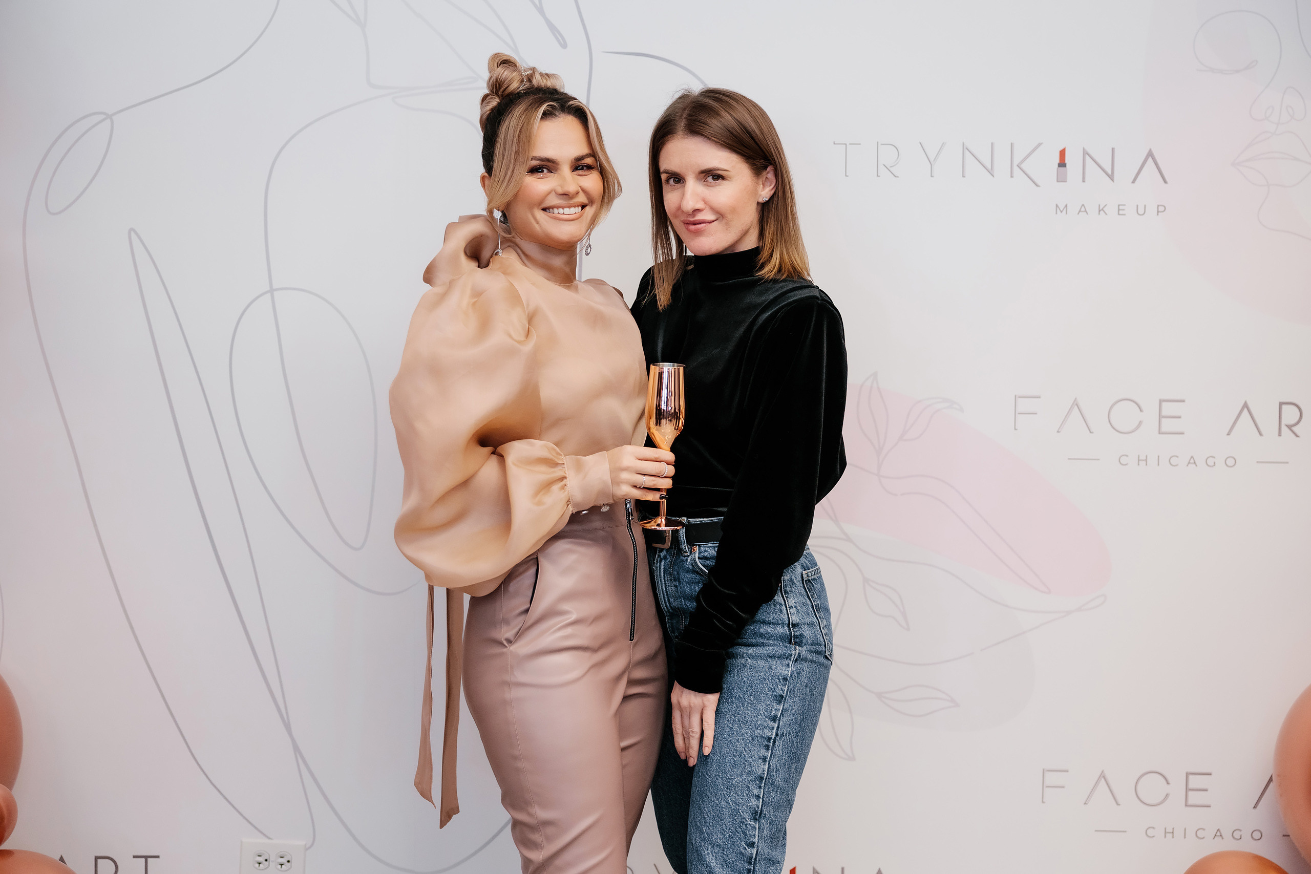 Grand Opening Trynkina Makeup 11.20.2022. Wedding family event photographer in Chicago Nick Yushevich