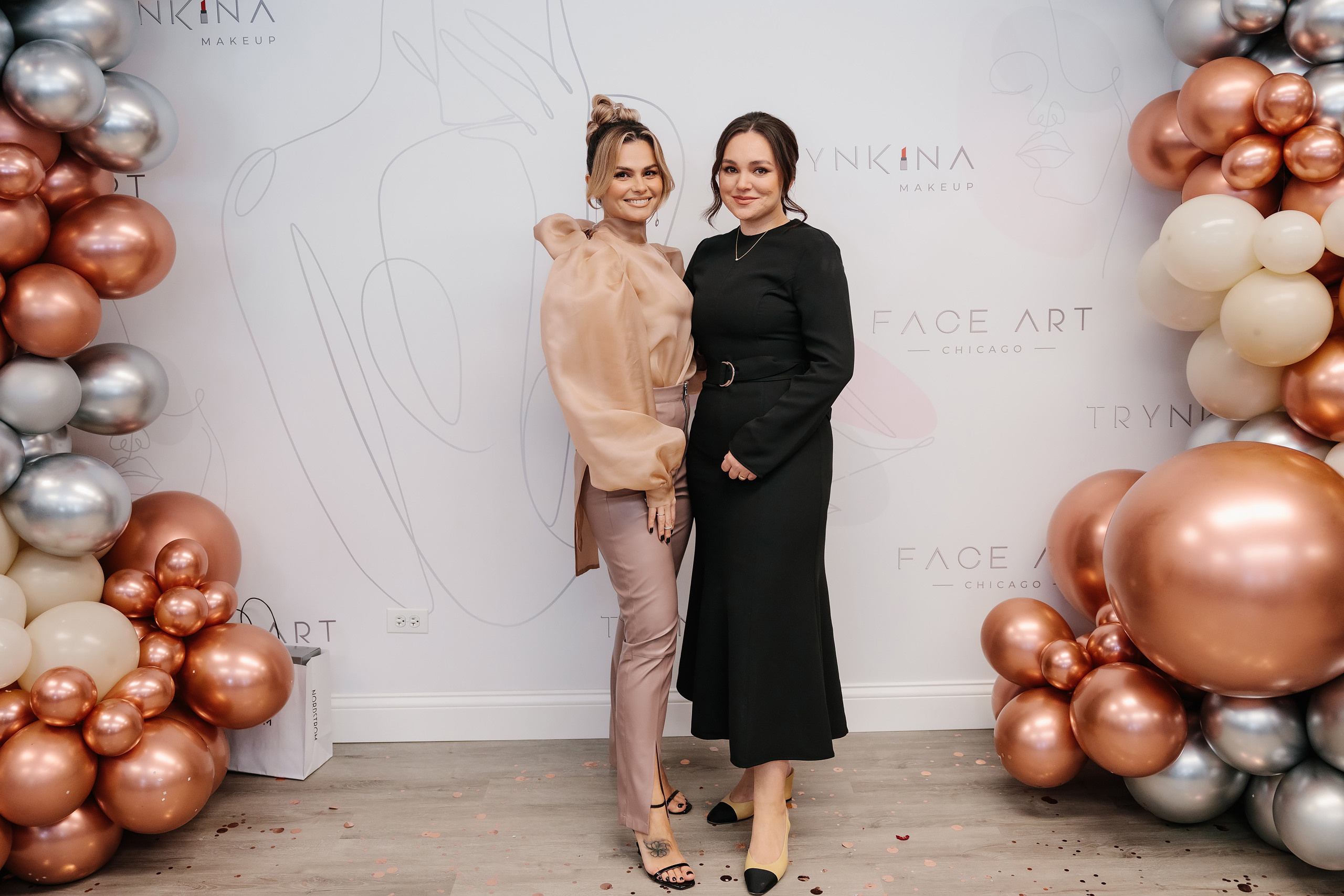 Grand Opening Trynkina Makeup 11.20.2022. Wedding family event photographer in Chicago Nick Yushevich