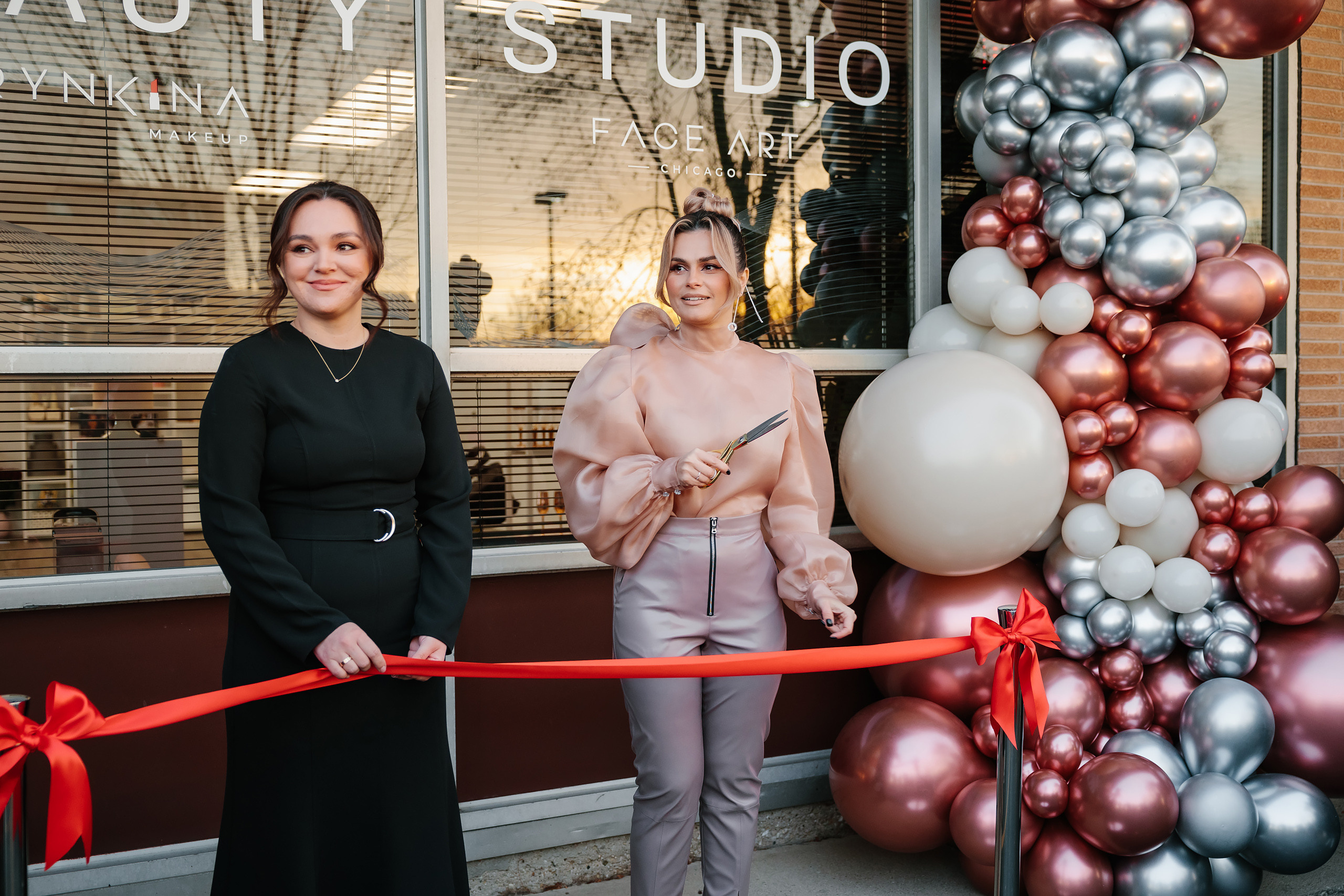Grand Opening Trynkina Makeup 11.20.2022. Wedding family event photographer in Chicago Nick Yushevich