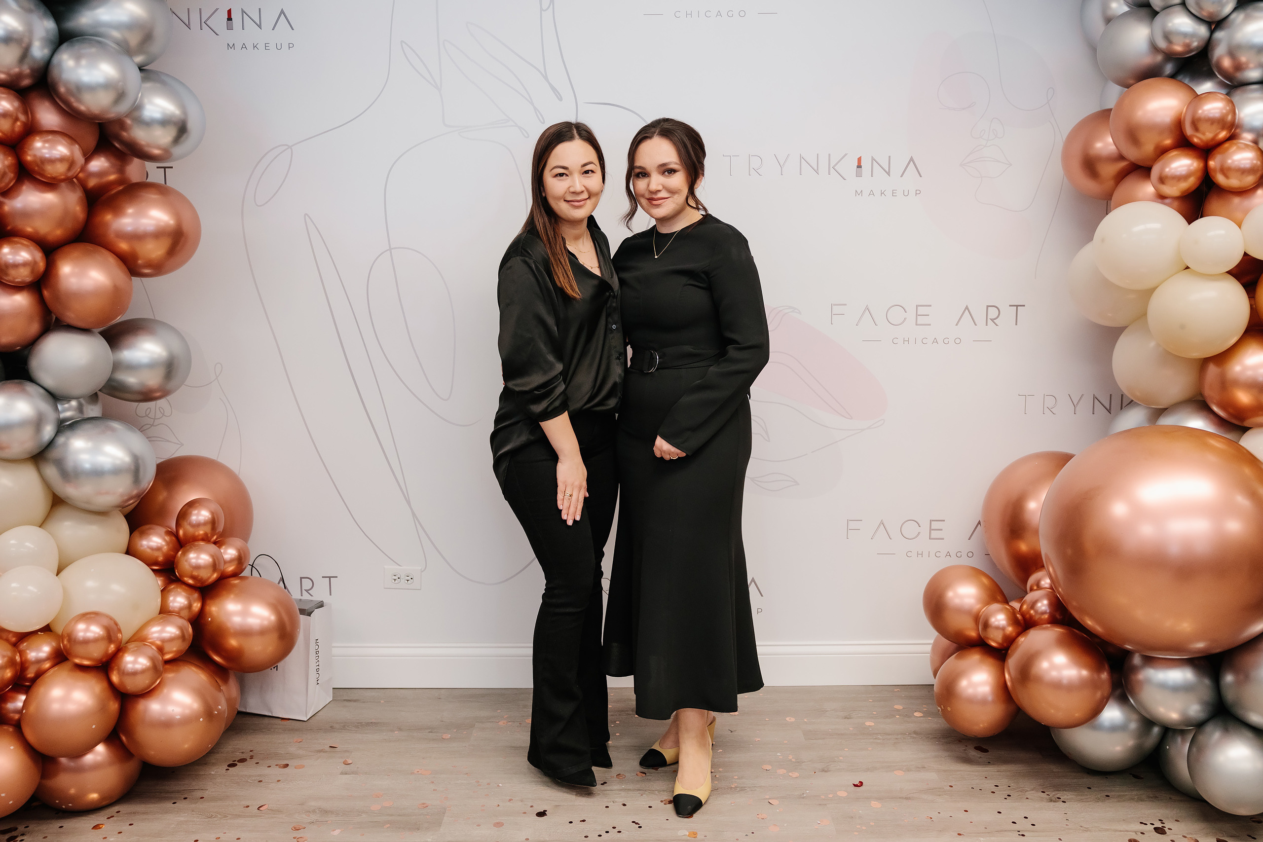 Grand Opening Trynkina Makeup 11.20.2022. Wedding family event photographer in Chicago Nick Yushevich