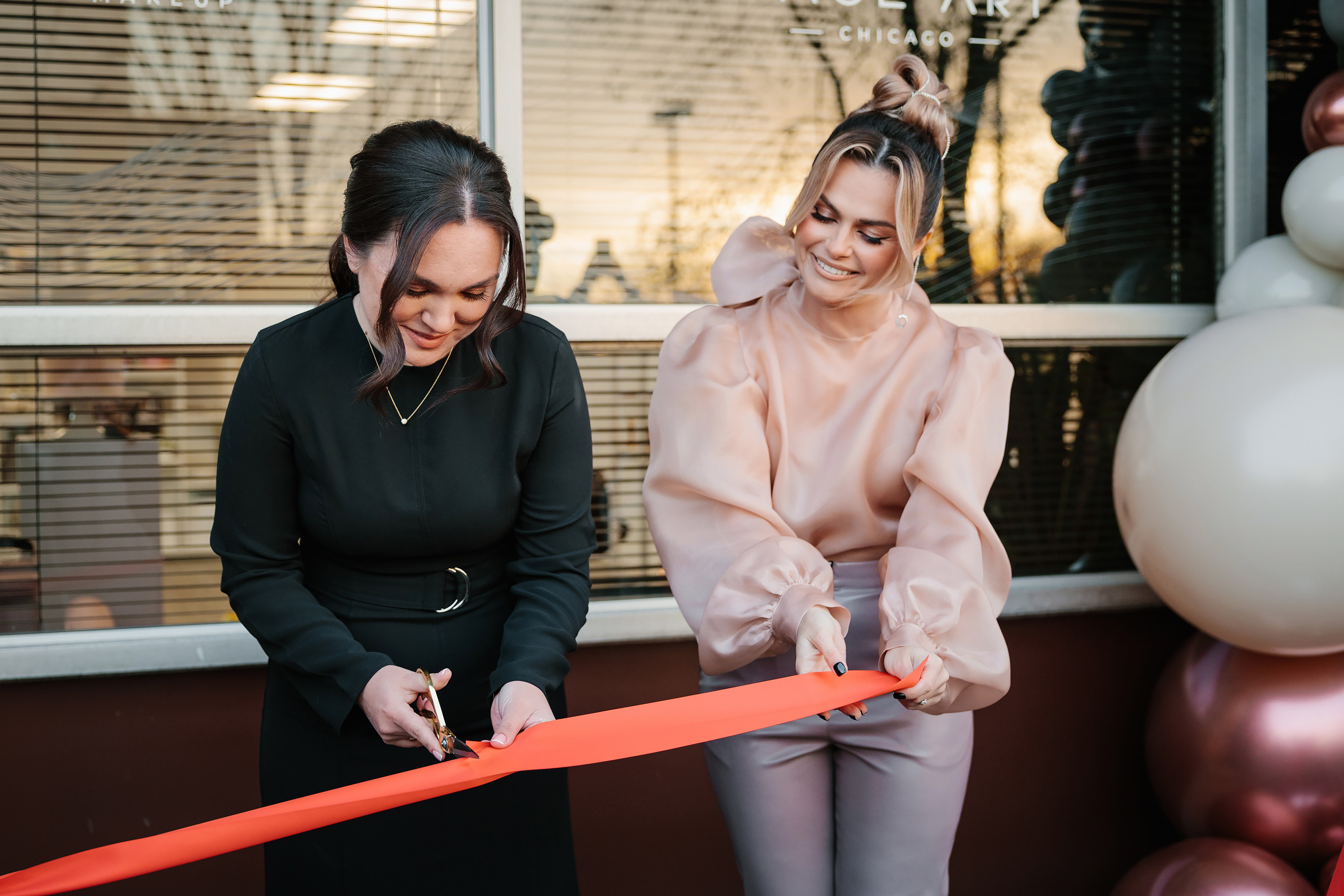 Grand Opening Trynkina Makeup 11.20.2022. Wedding family event photographer in Chicago Nick Yushevich