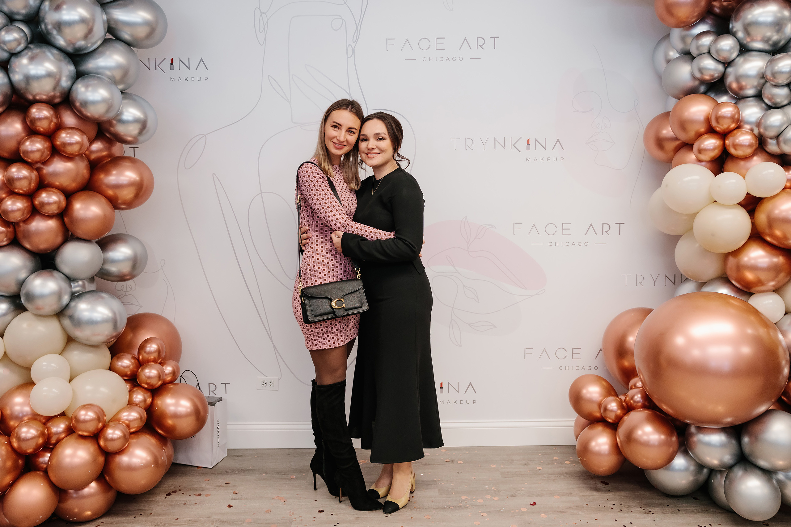 Grand Opening Trynkina Makeup 11.20.2022. Wedding family event photographer in Chicago Nick Yushevich