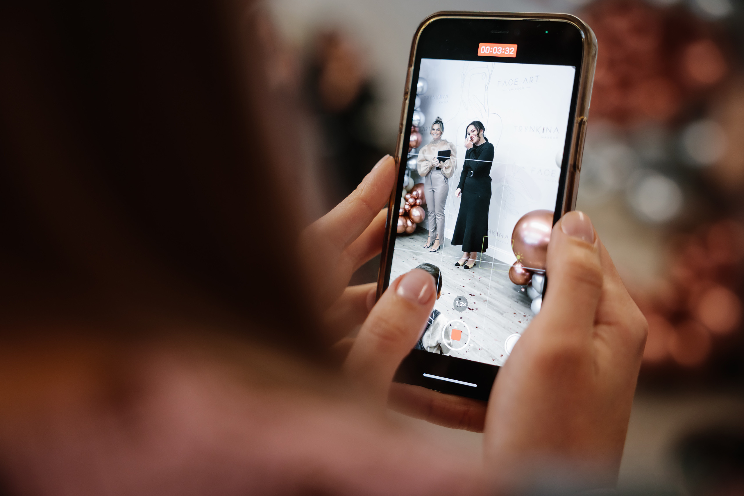 Grand Opening Trynkina Makeup 11.20.2022. Wedding family event photographer in Chicago Nick Yushevich